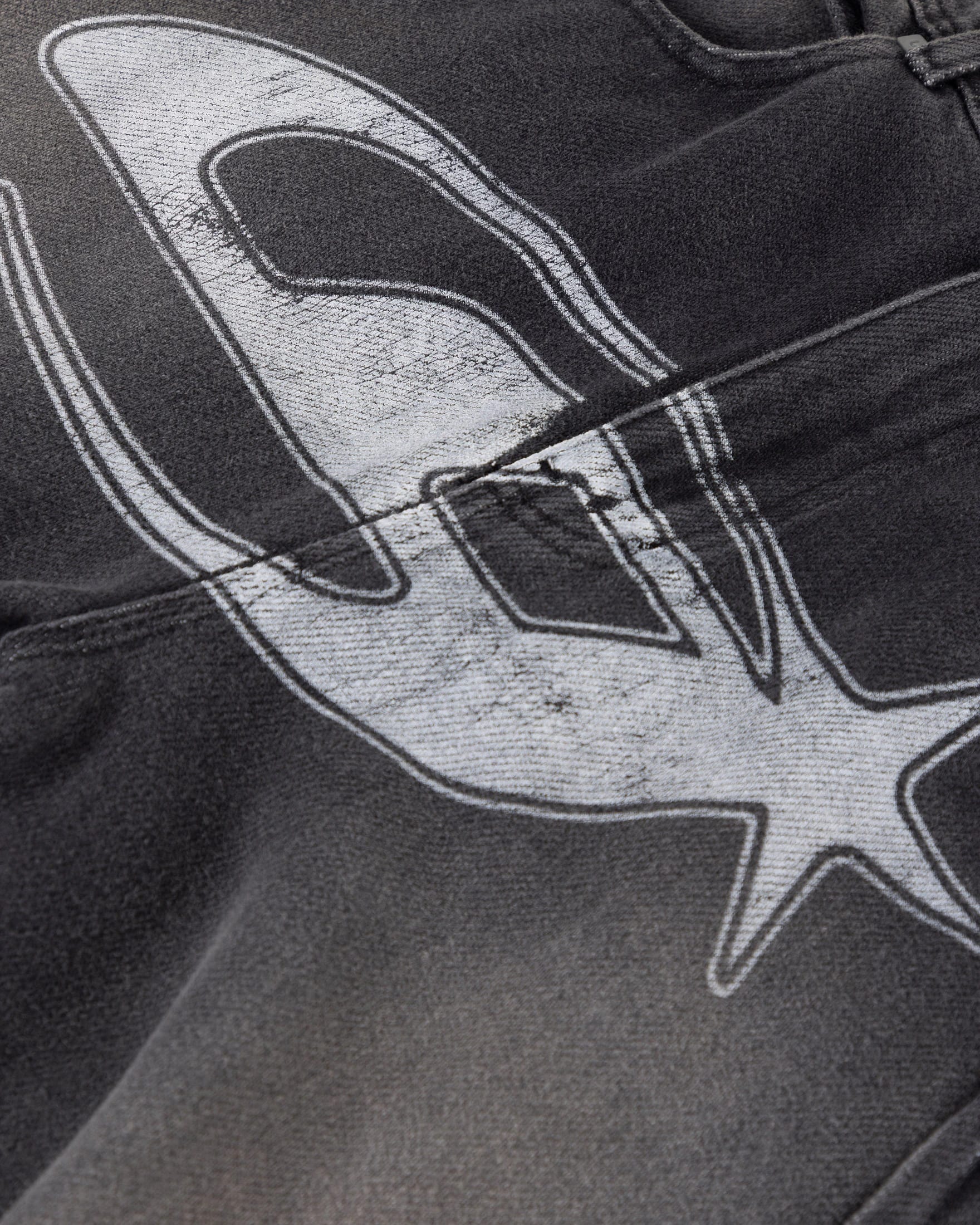 Act 1 UG Star Barrel Vein Jean Washed Black - imagen 4