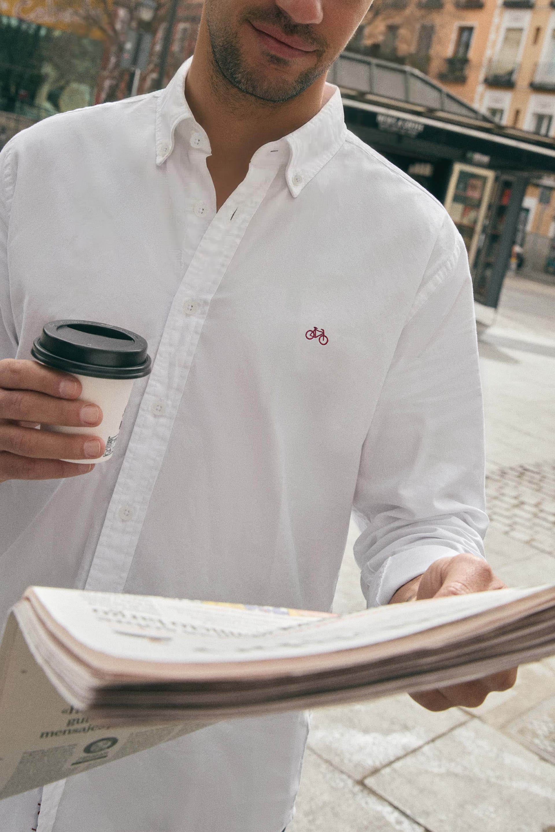 CAMISA OXFORD BLANCO - imagen 3