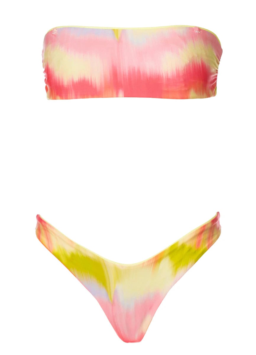 Maaji Palm & Sun Splendour Regular Rise Thin Side Bikini Bottom - imagen 6