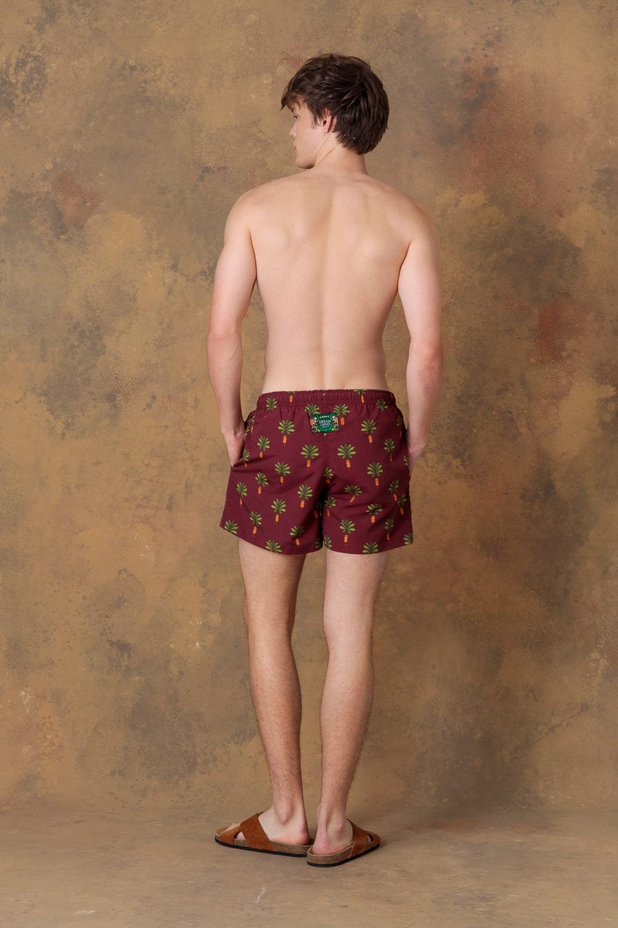 Men's swim trunk orfeo granate - imagen 6