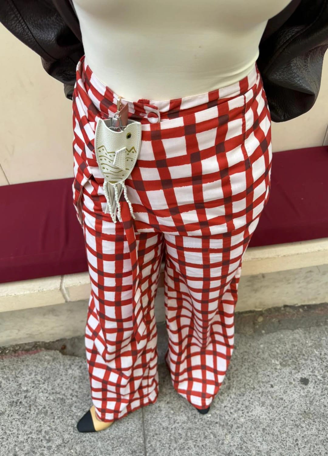 Pantalón Fonda Rojo + Sobrepuesto Fonda Rojo - imagen 3