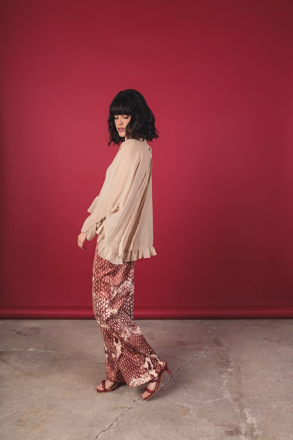 Mariposa Blouse | Buttercream - imagen 5