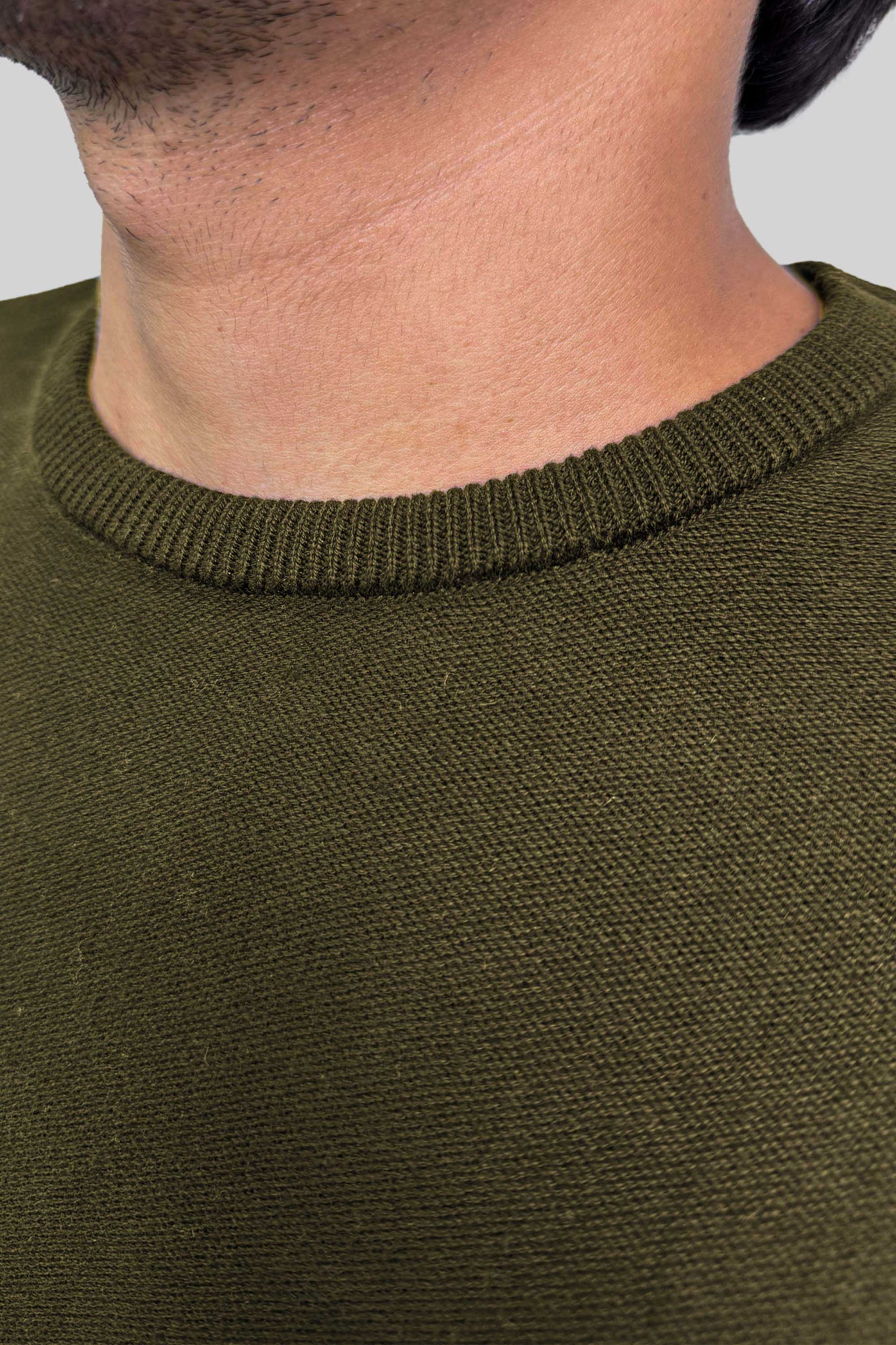CREW NECK TEJIDA MILITAR - imagen 2