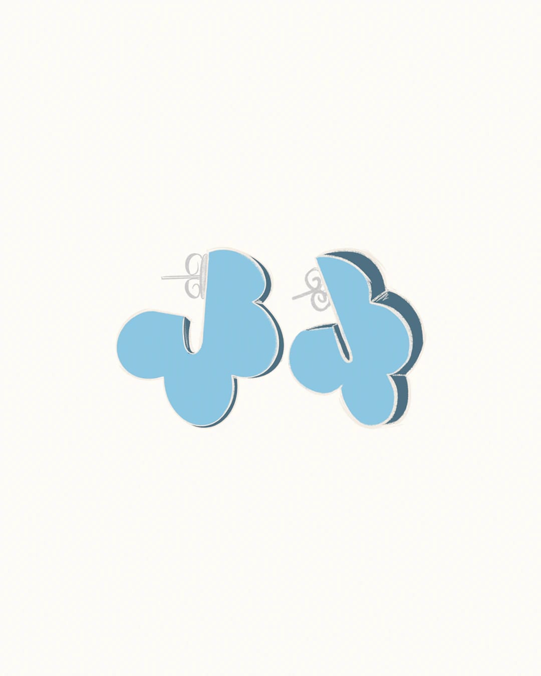 Mini Flower Hoops - imagen 1