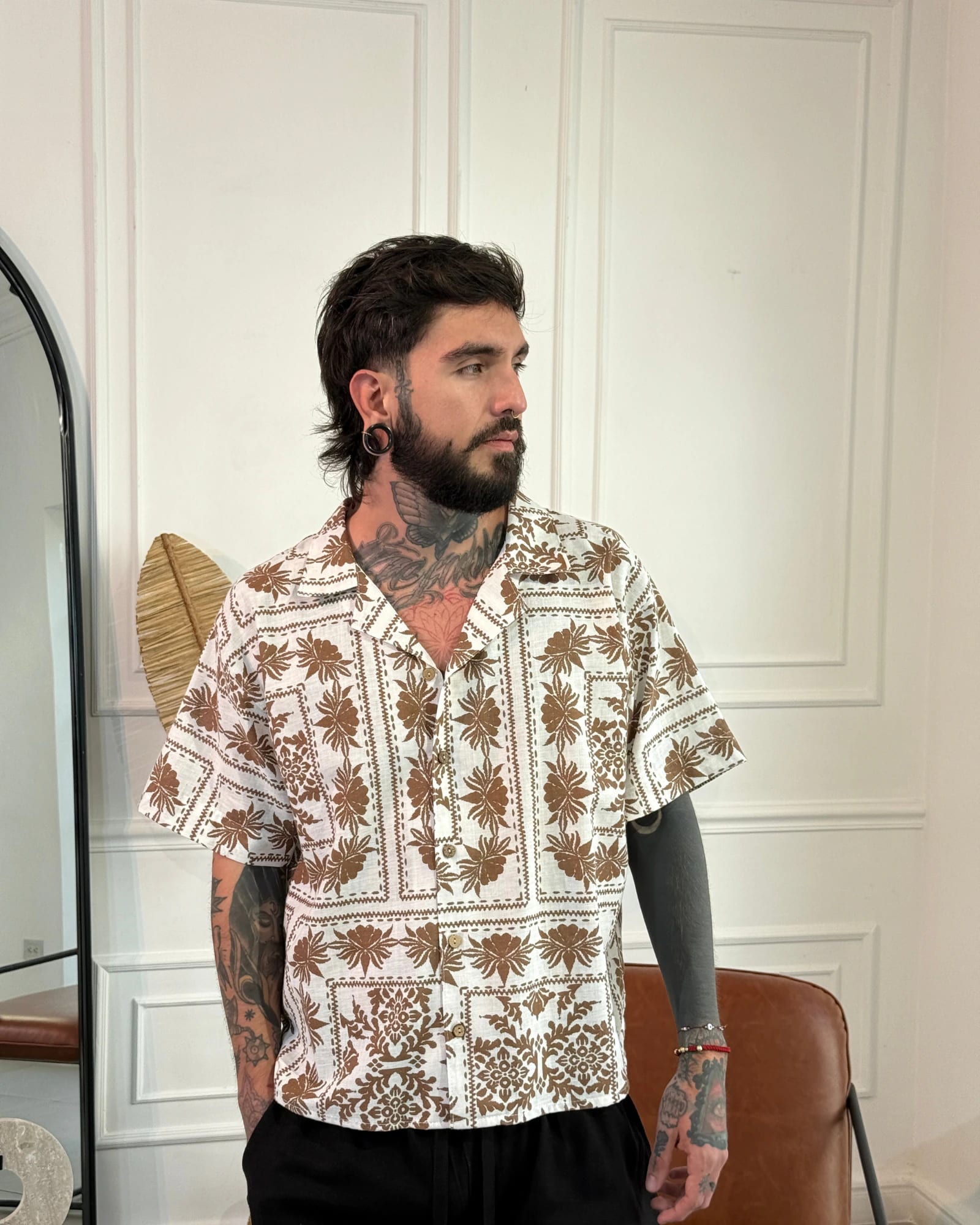Camisa napoleon arabescos white - imagen 2