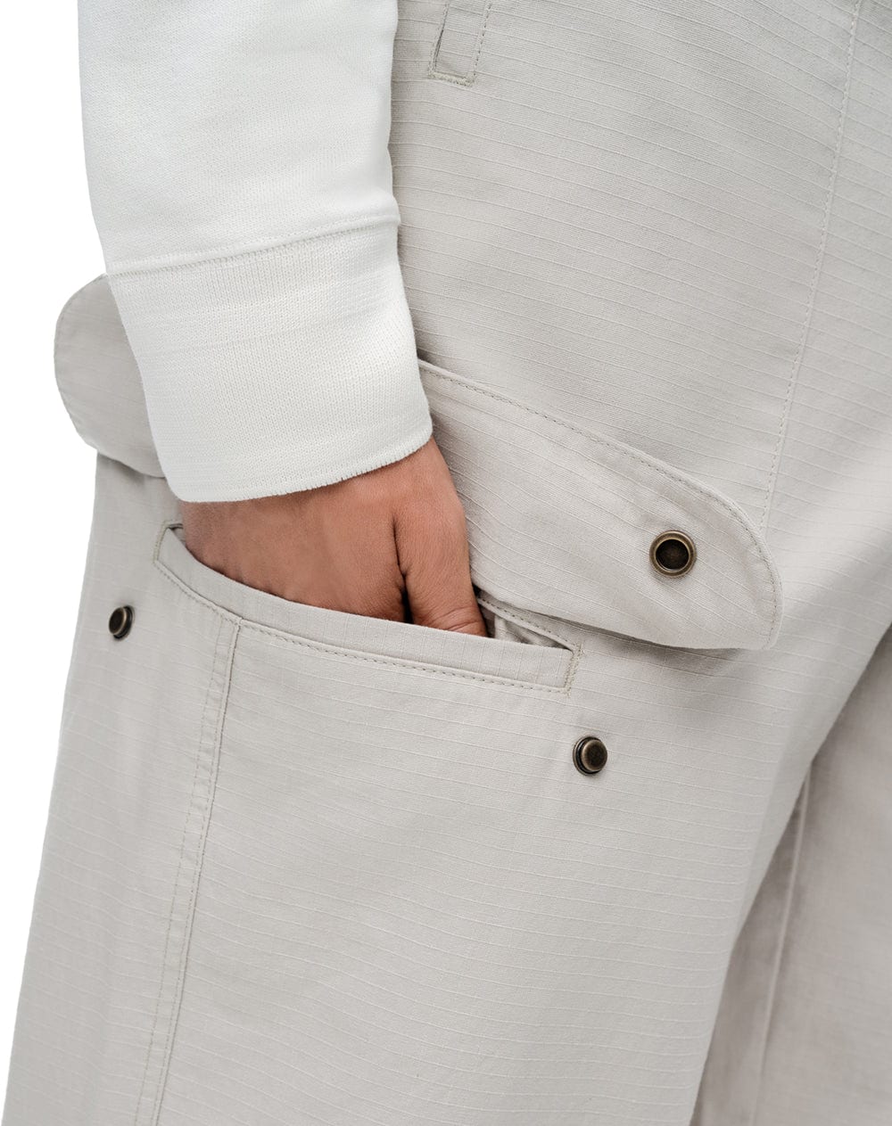 Pantalón tiro medio regular habano hombre - imagen 6
