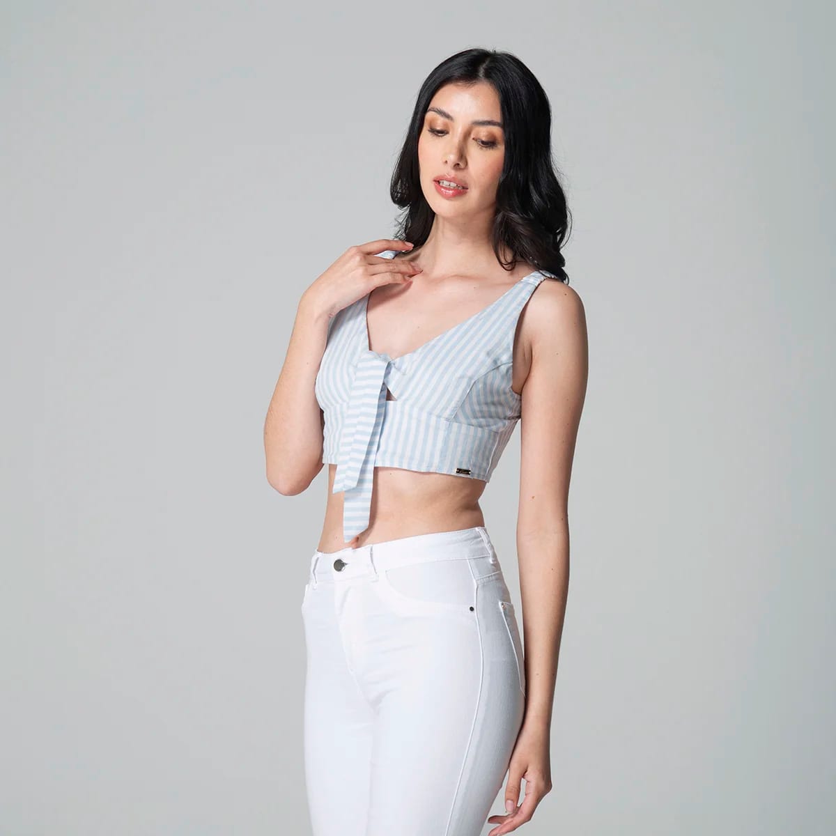 Blusa Crop Top Slim Handle - imagen 3