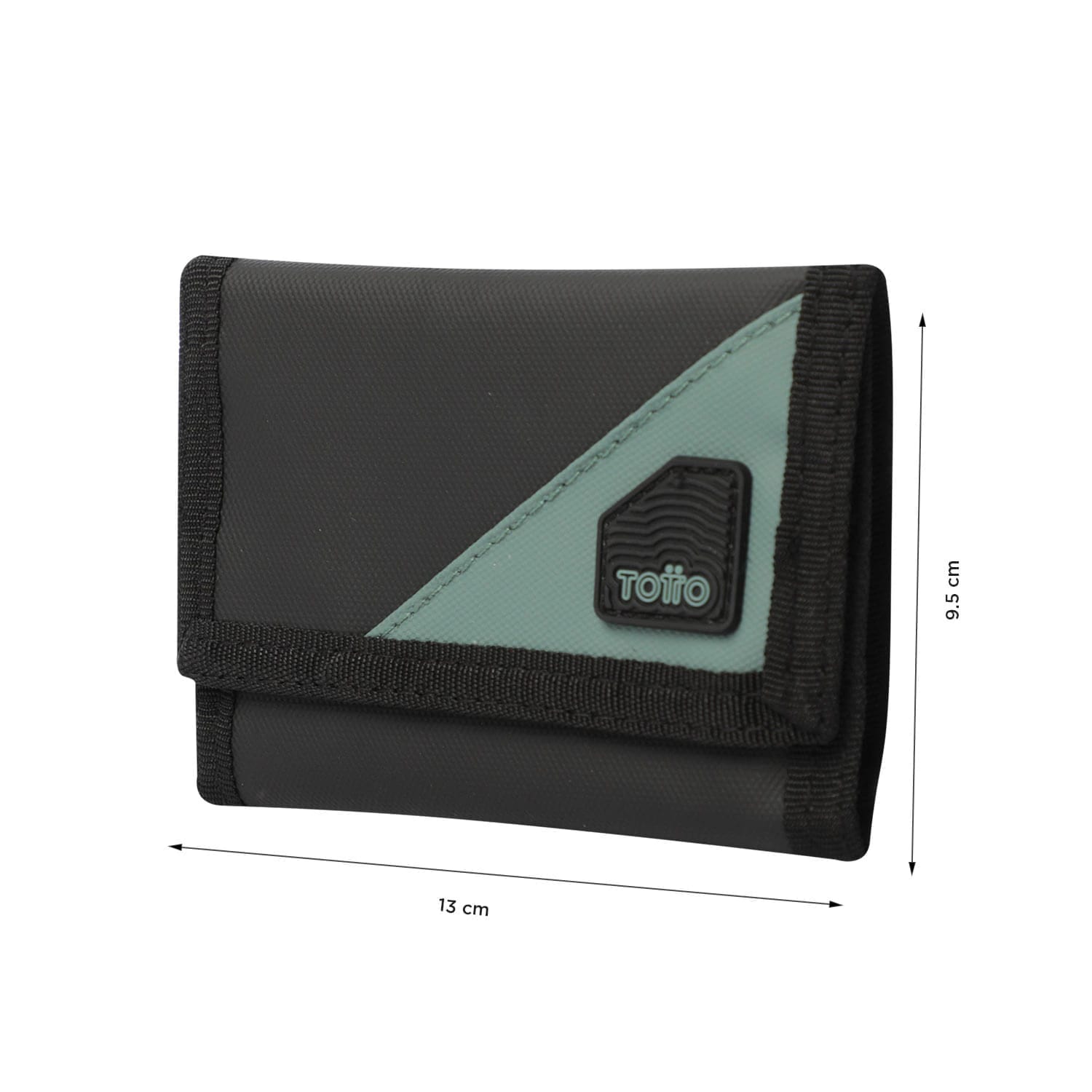 Billetera Contrast Can con RFID Blocker Negra/Verde - imagen 2