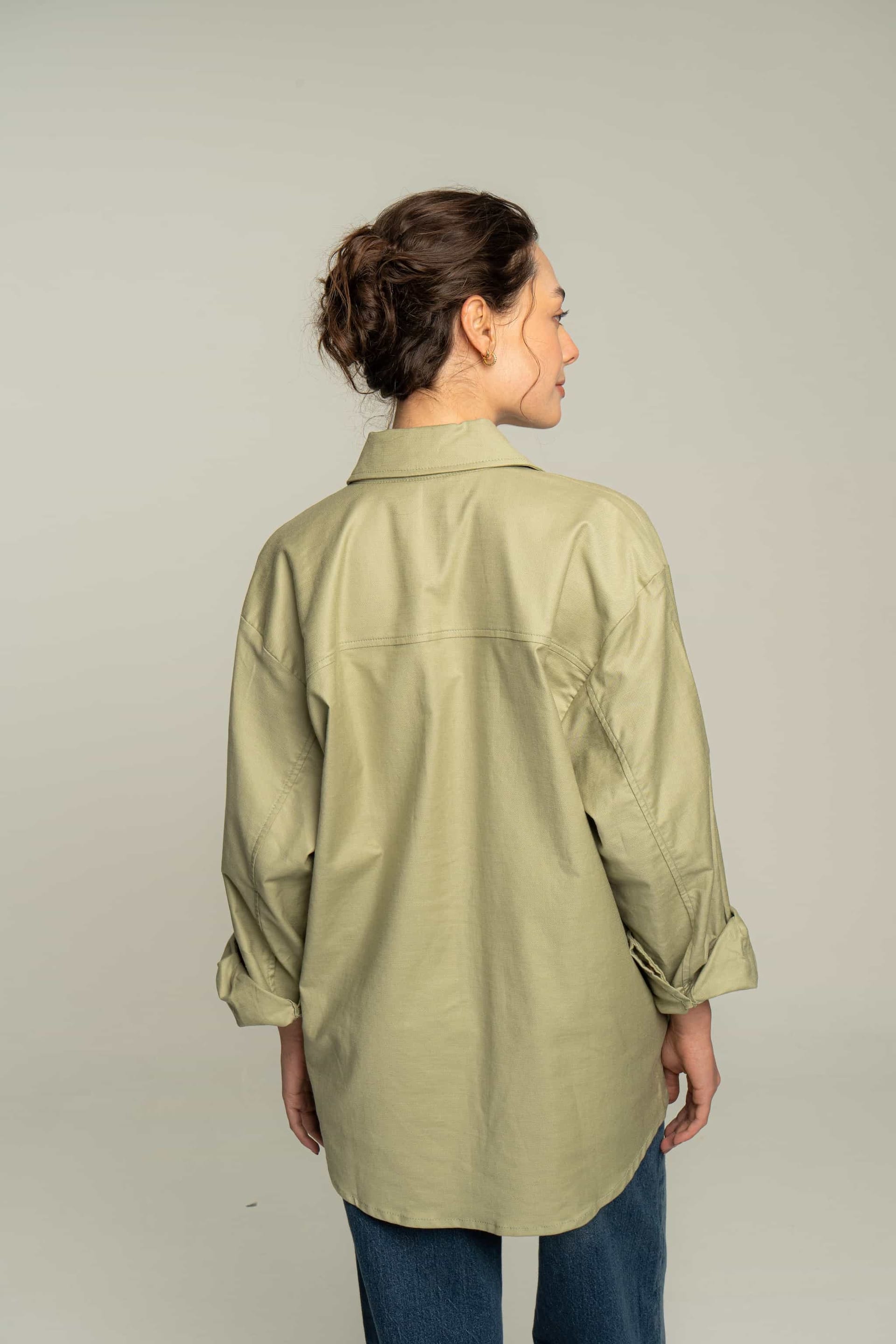 Camisa flor verde - imagen 6