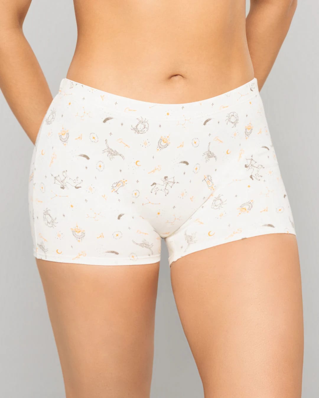 Boxer Largo Tiro Alto en Algodón Estampado para Mujer Ref. 8023 - imagen 3