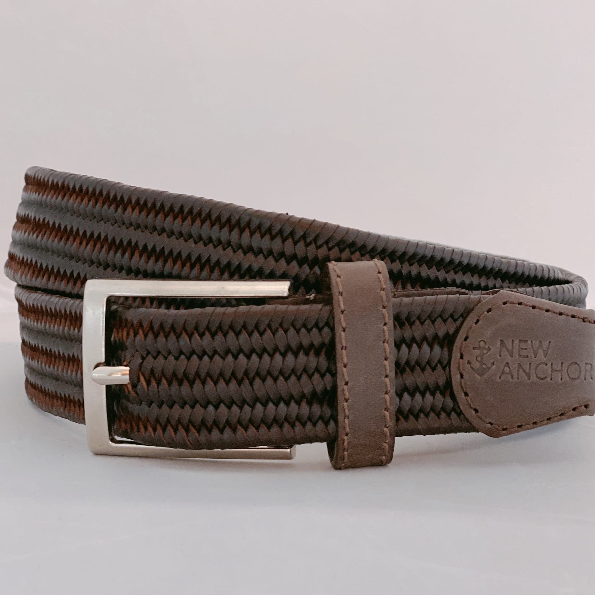 Brown Leather Belt - imagen 1