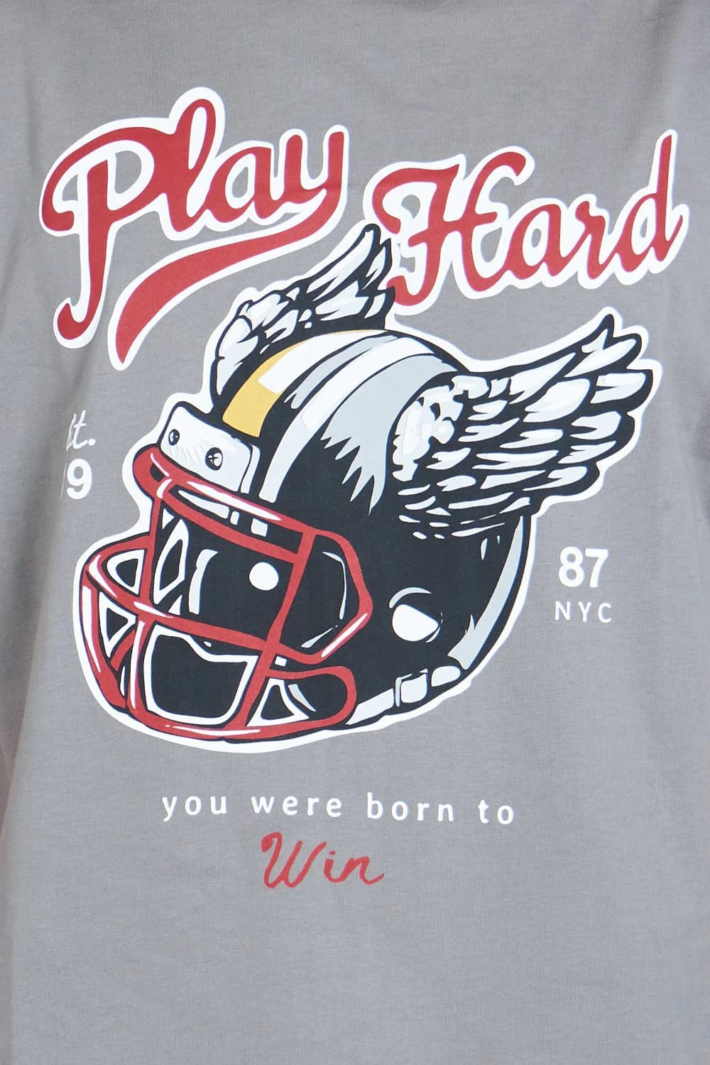 Camiseta oversize PLAY HARD GRIS | DROP 03 | - imagen 8