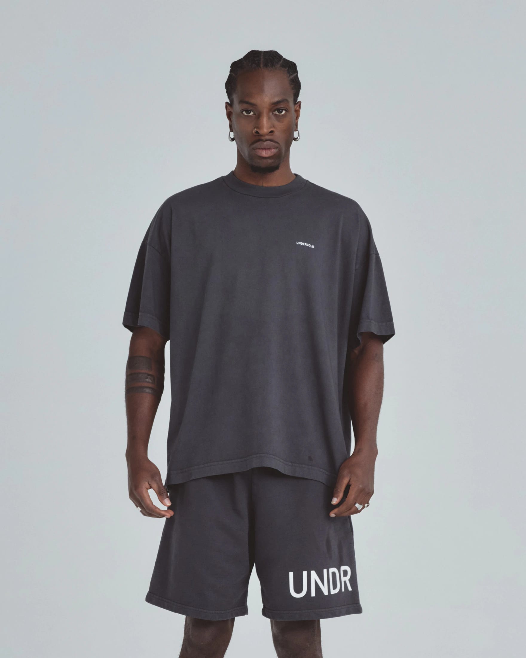 Line Basic Tshirt Dark Gray - imagen 2