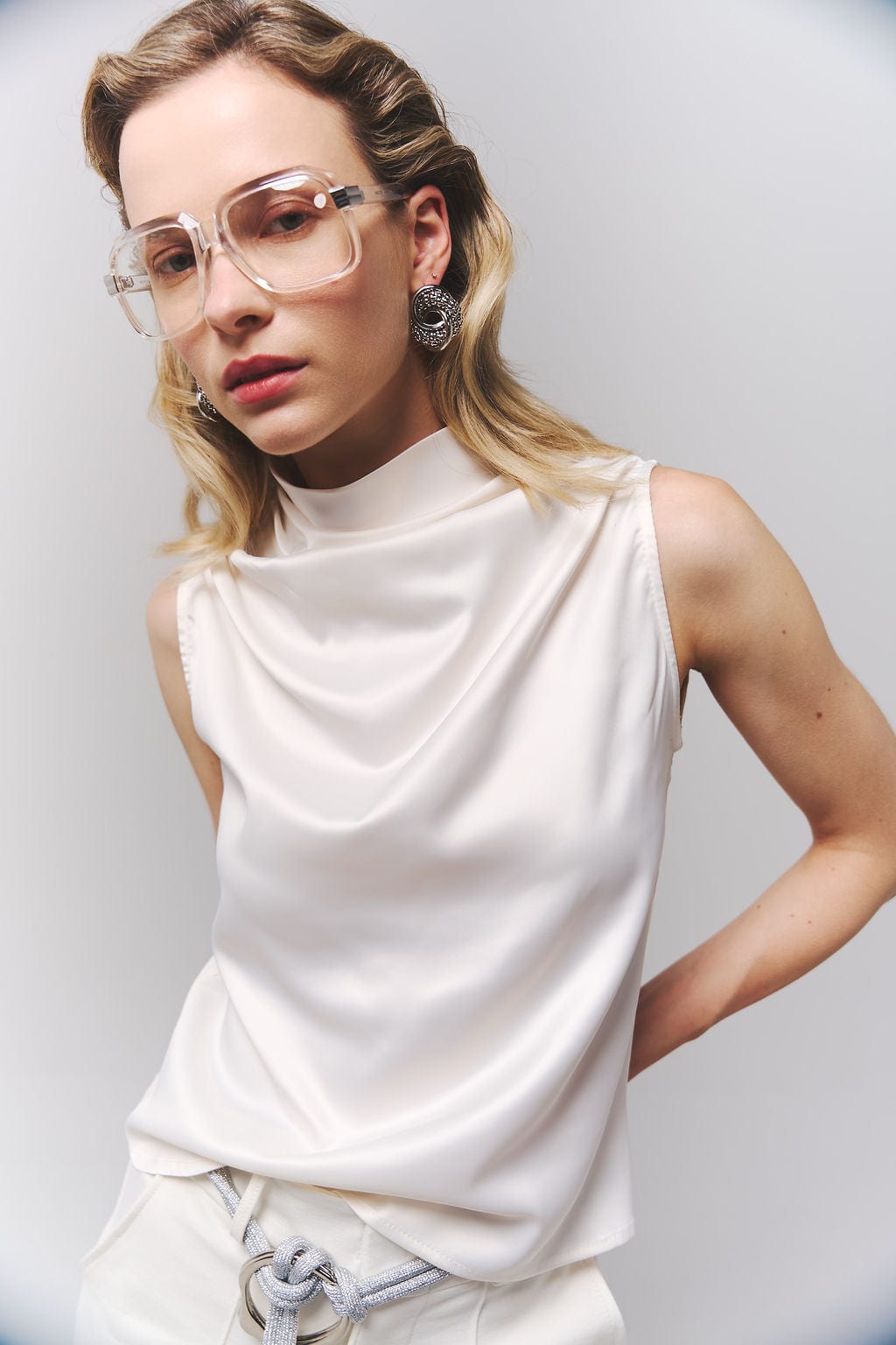 Blusa Giannina marfil - imagen 1