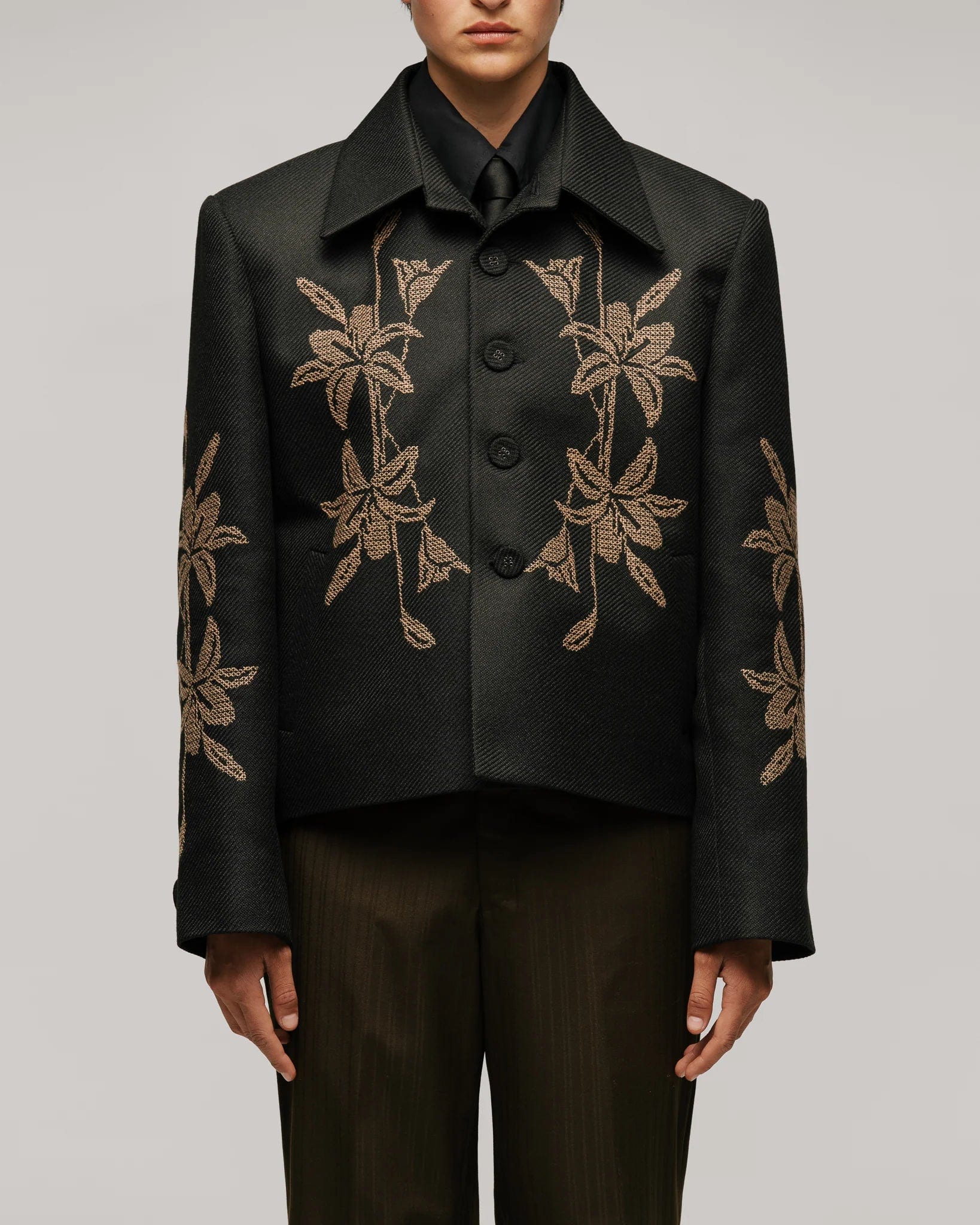 Chaqueta Americana Alirio Punto De Cruz - imagen 3