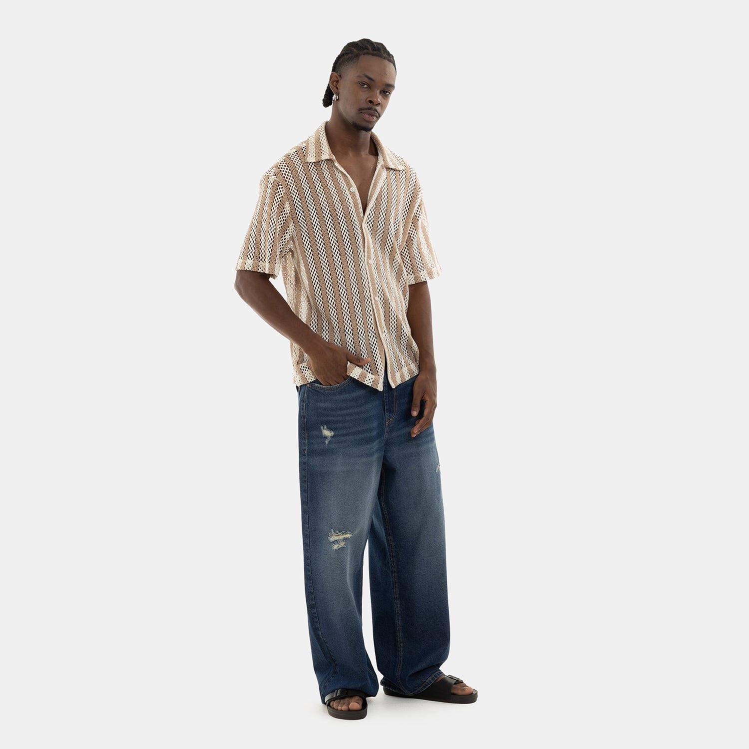 Oversized Flow Denim Deep Blue - imagen 2