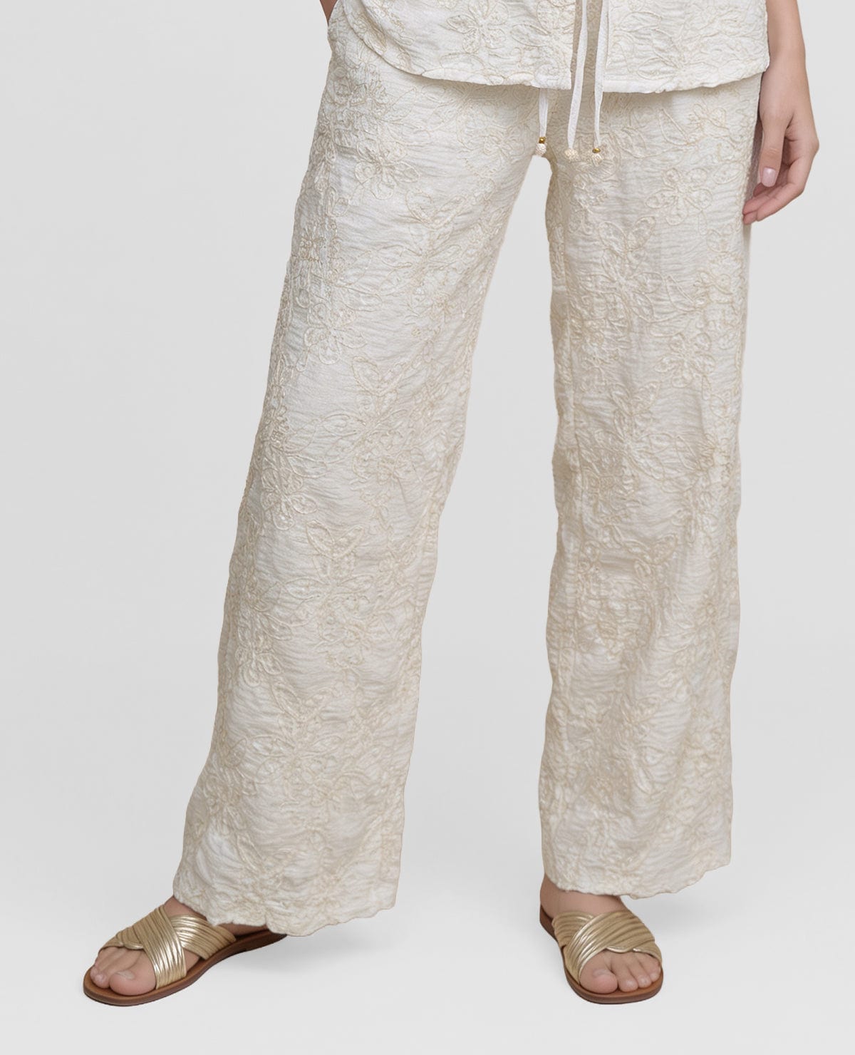 Pantalon | Detalles Bordados | Pretina Elastica - imagen 1