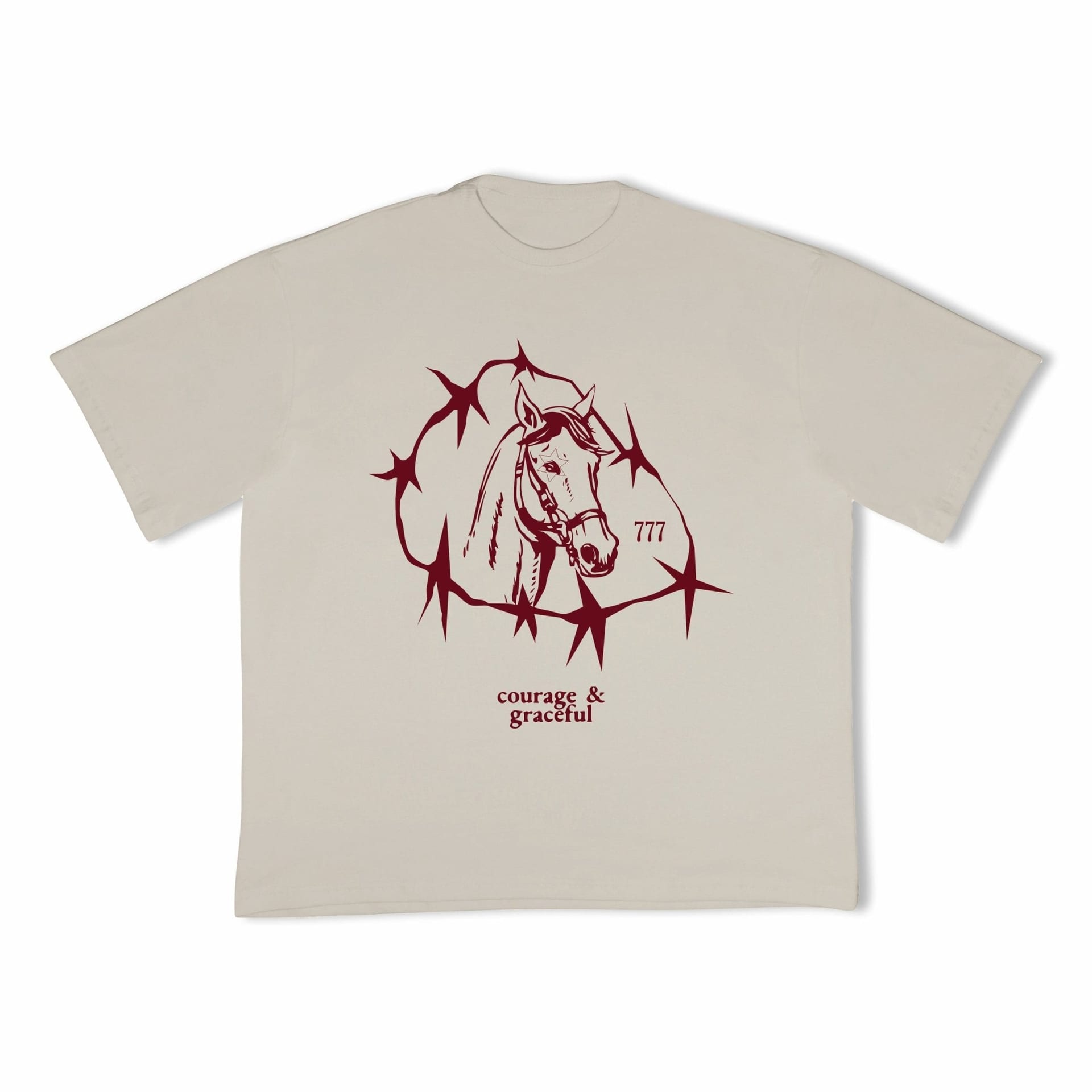 Bone T-Shirt Boxy Horse - imagen 1