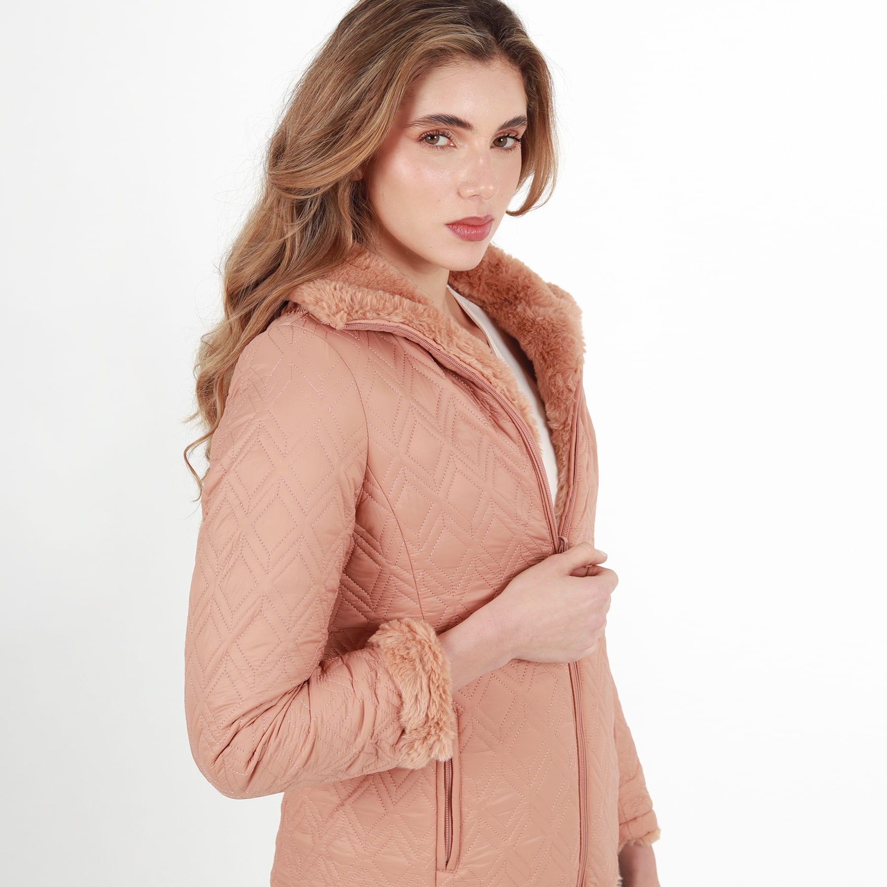 Chaqueta Doble faz Acolchada Suave - imagen 5