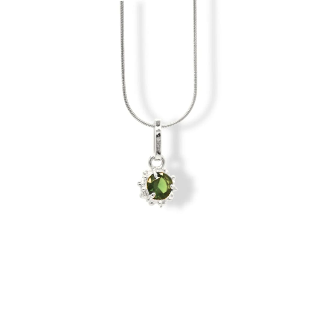 Cadena con circón verde - imagen 3