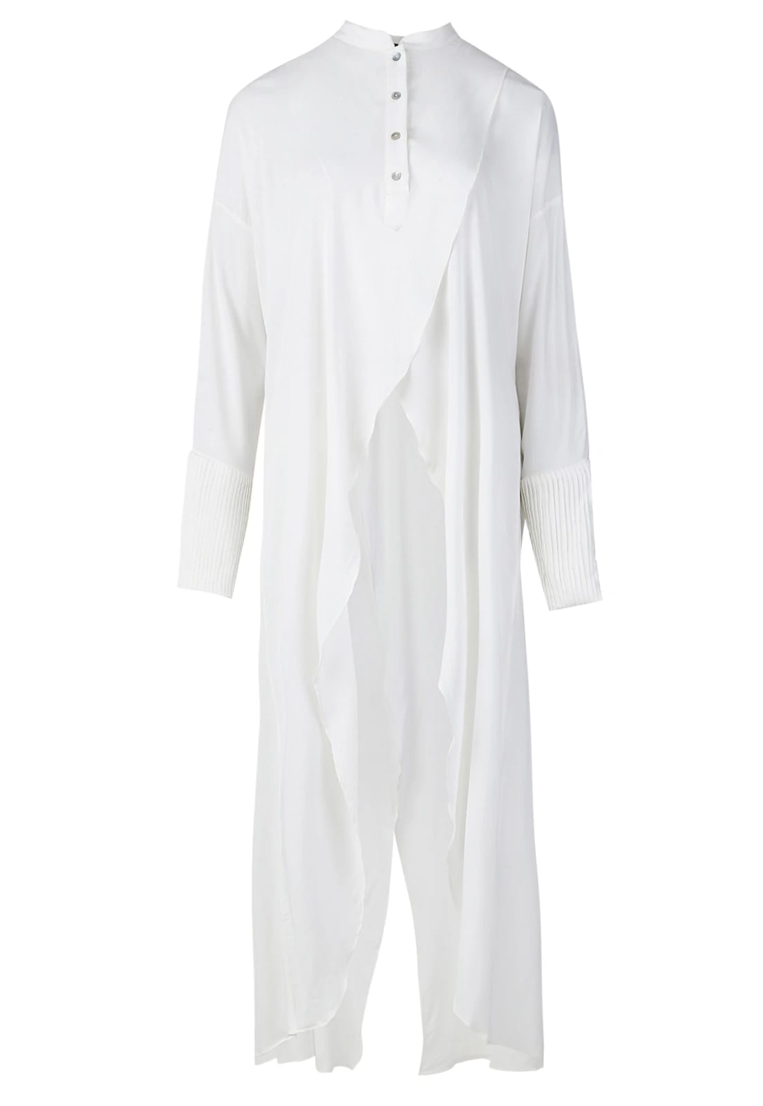 CROSSED LAYER SHIRT DRESS - imagen 1