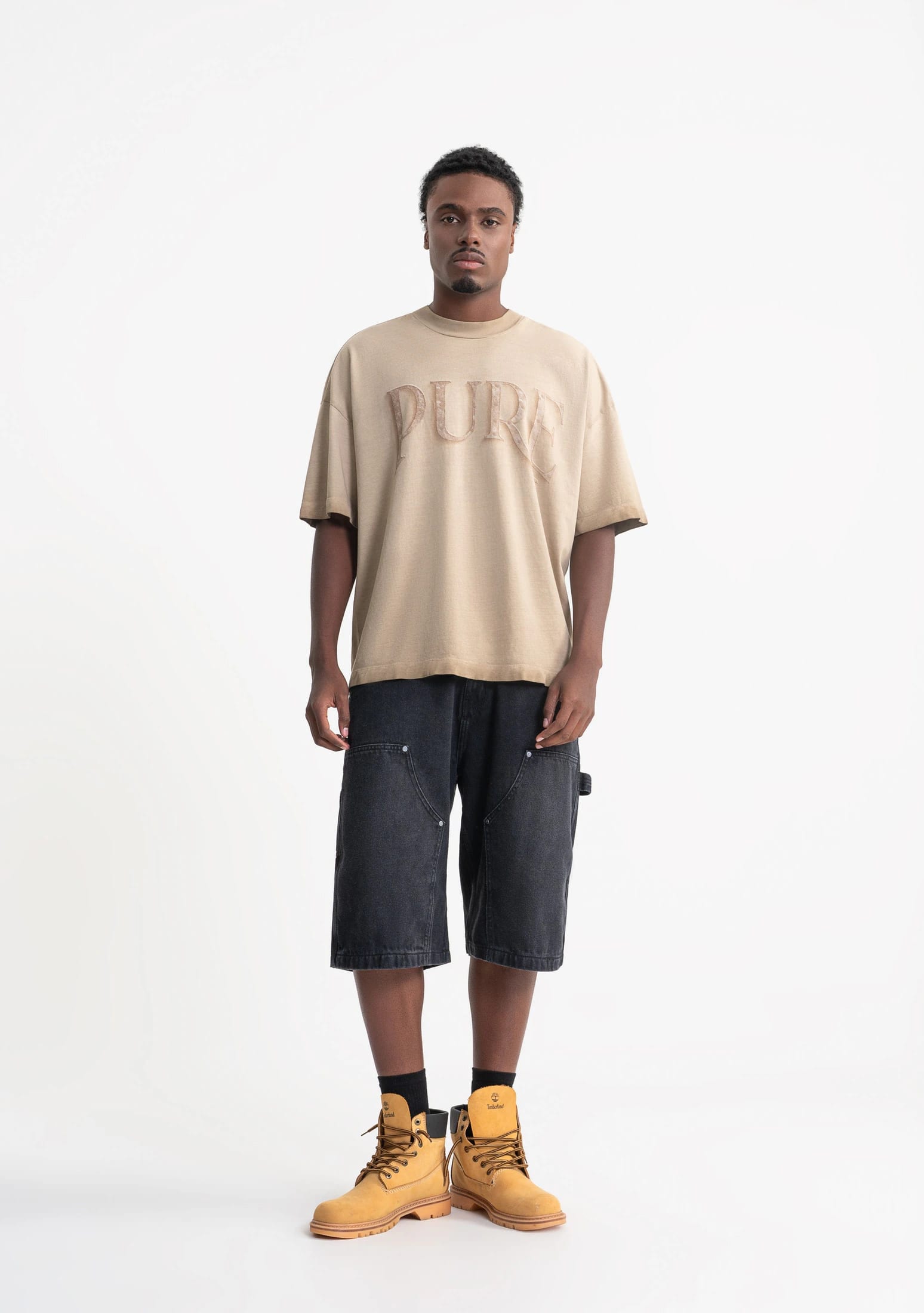 Rustic taupe t-shirt - imagen 4