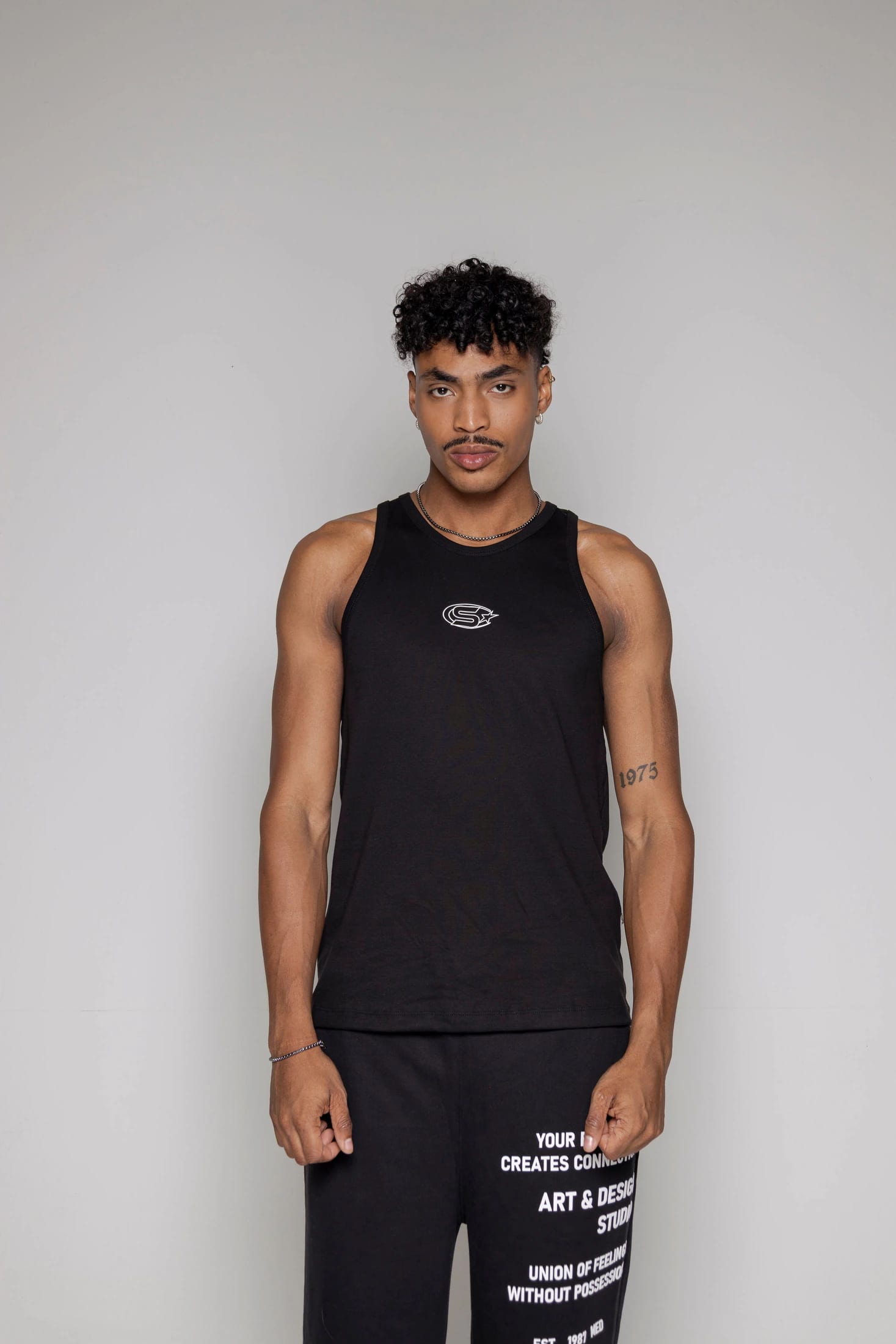 Camisilla Courage Rib-Negra - imagen 1