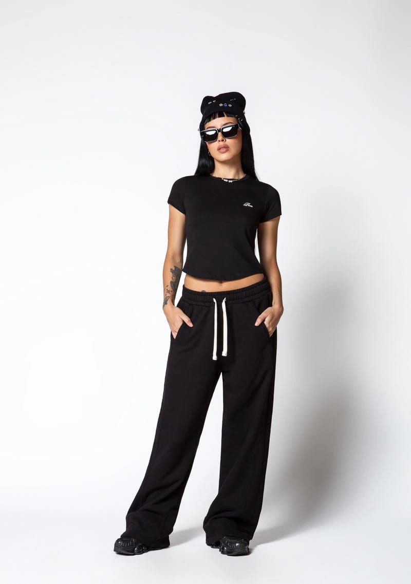 Dopamine black crop top - imagen 4