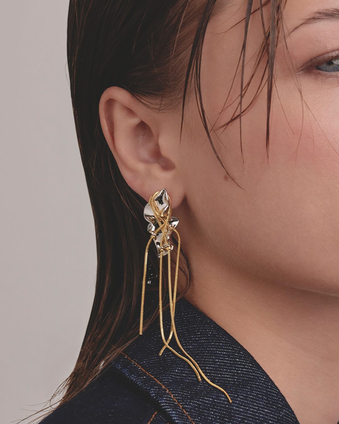 Aretes Irregulares Cadenas - imagen 5