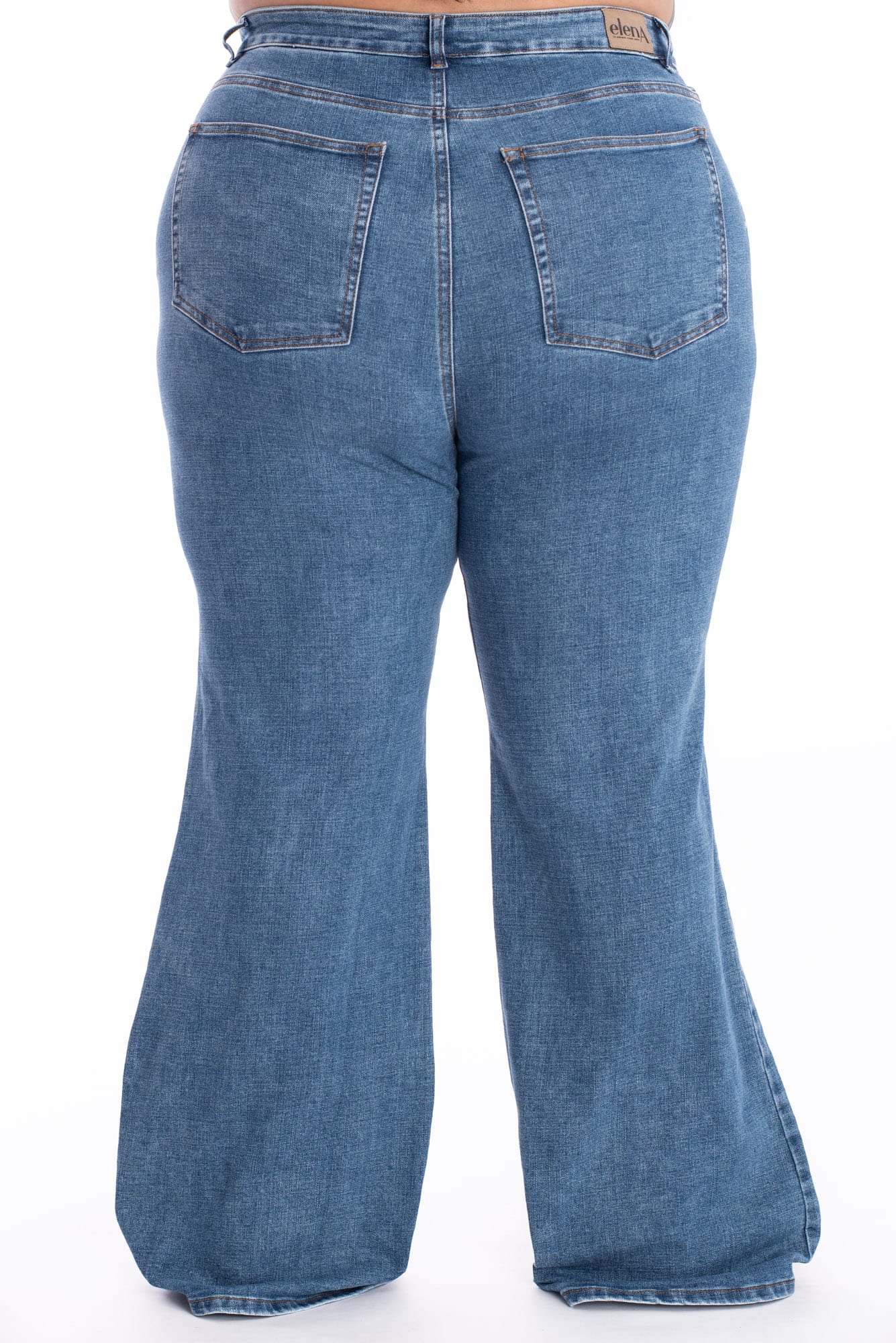 Jean Flare Azul Medio 387 - imagen 5