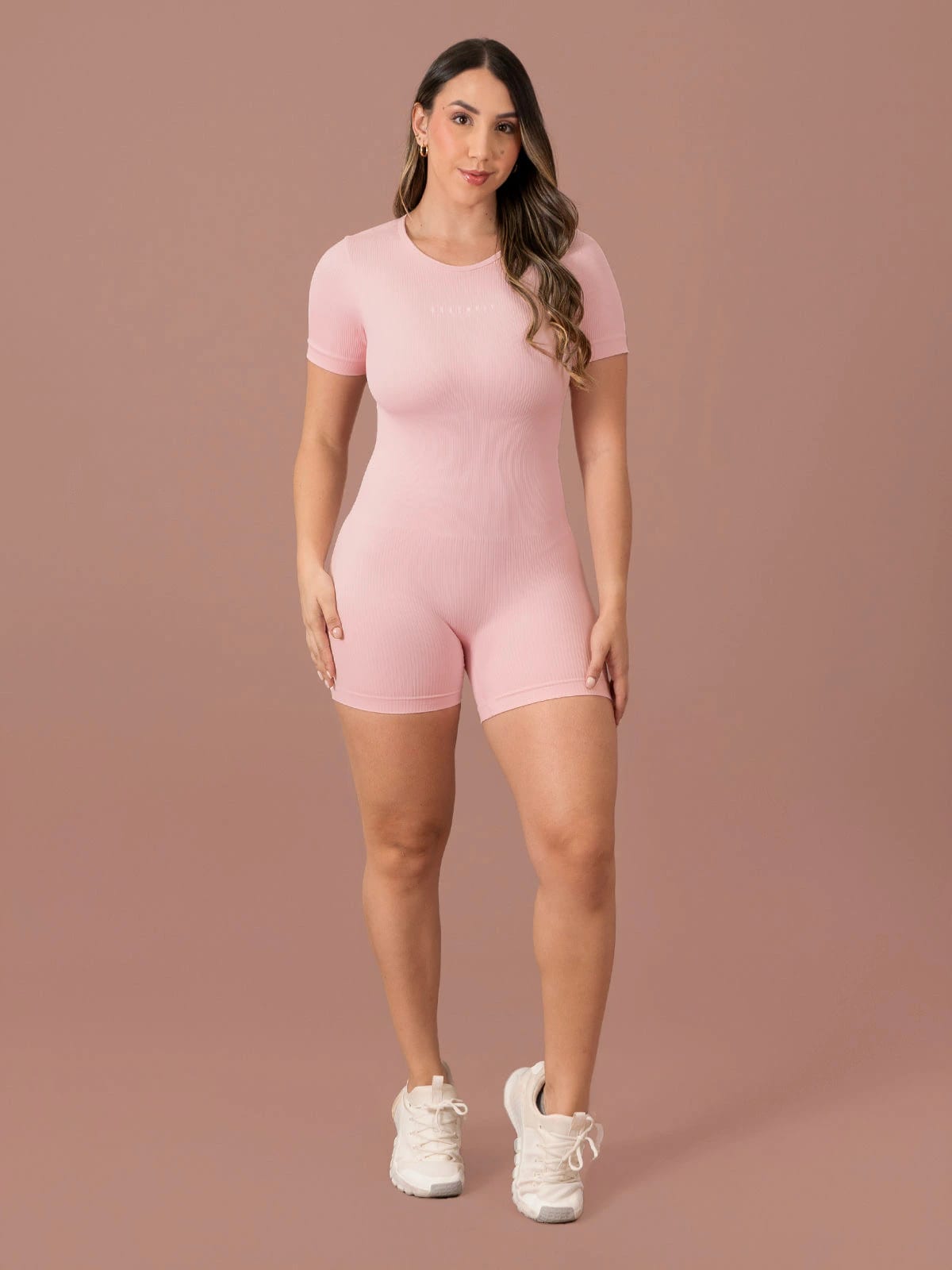 Amore enterizo seamless corto rosa - imagen 1