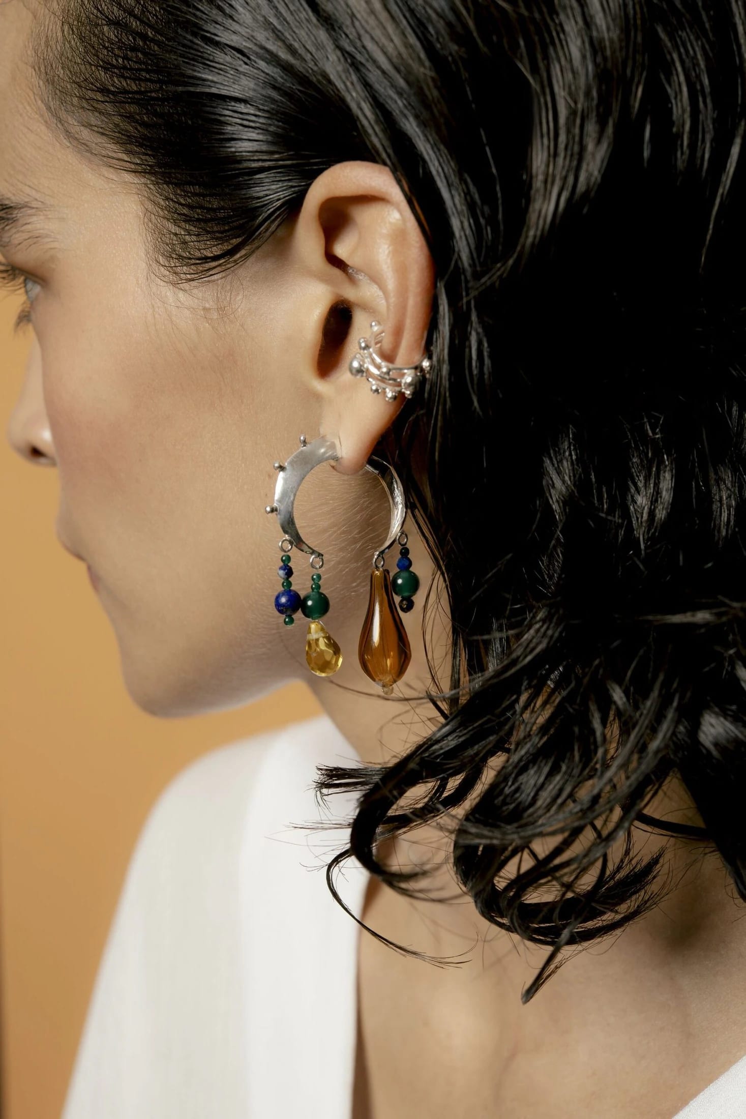 San Goli Ear Cuff Gold - imagen 3