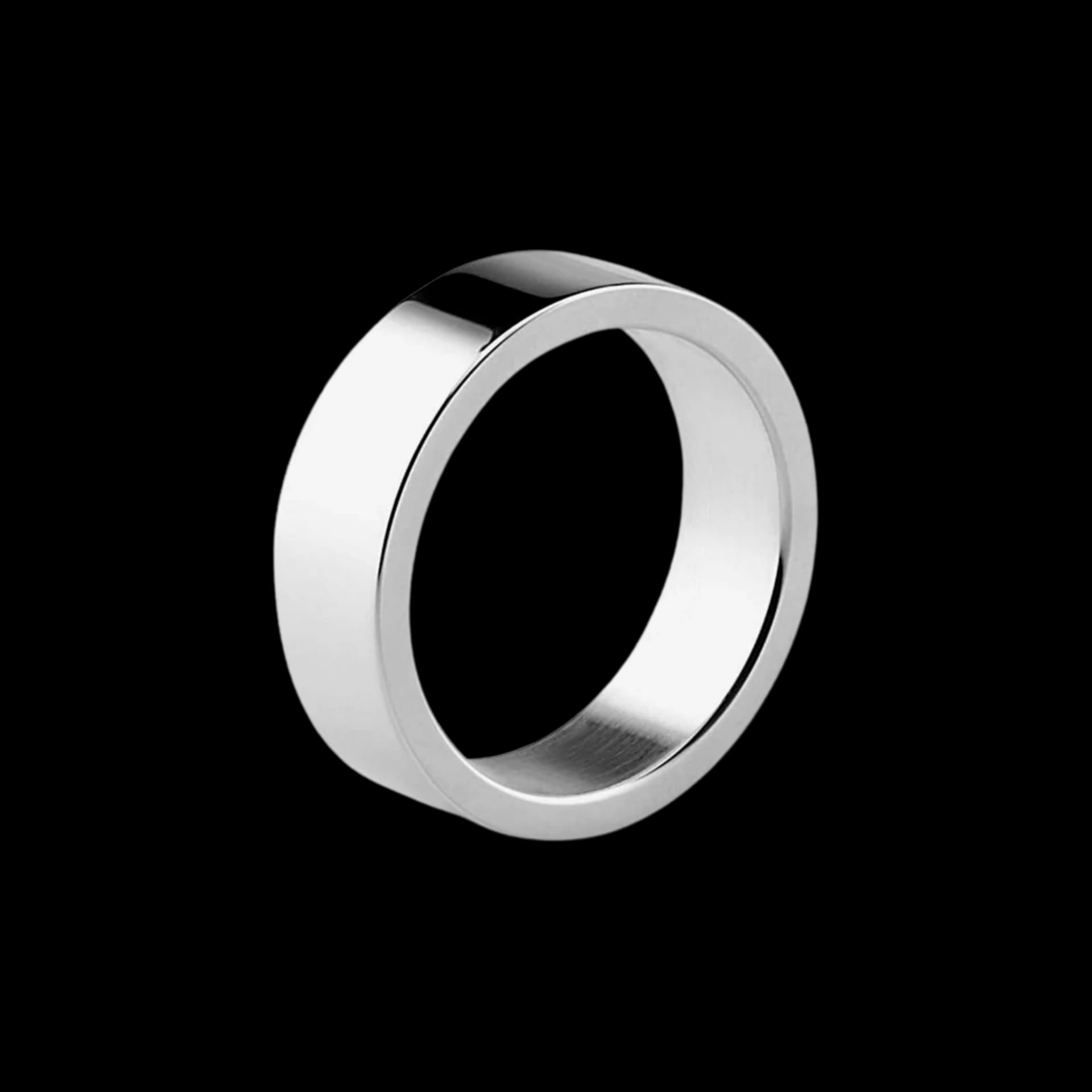 BAND RING 7MM | ANILLO EN PLATA LEY 925 - imagen 3