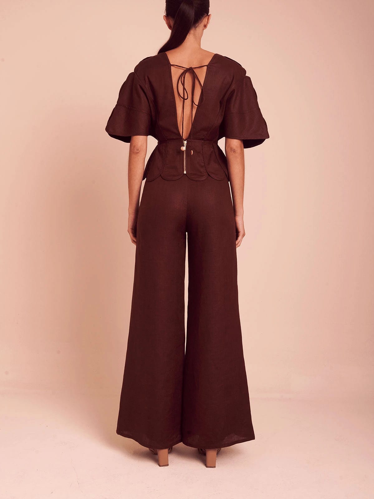 NAMIKA TOP UMBER BROWN - imagen 3