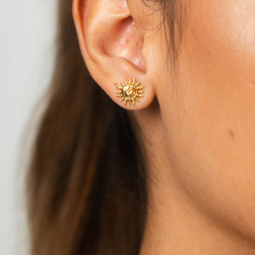 Aretes Topo Sol de Rumbo - imagen 2