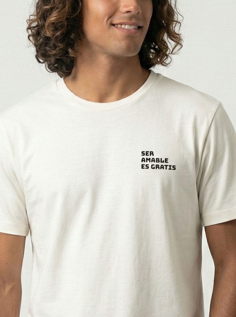 CAMISETA SER AMABLE ES GRATIS - imagen 2