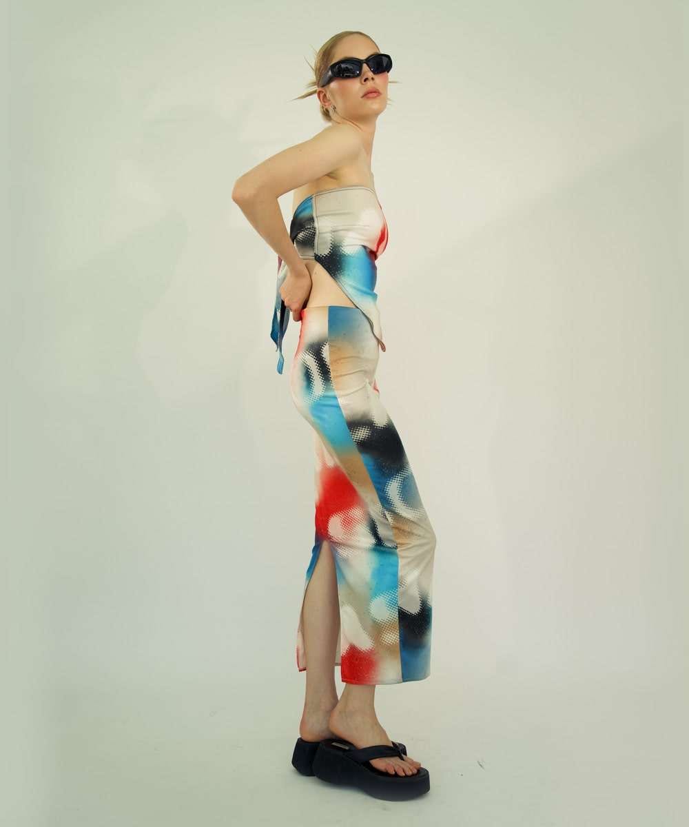 Long Skirt in Grafitti - imagen 1
