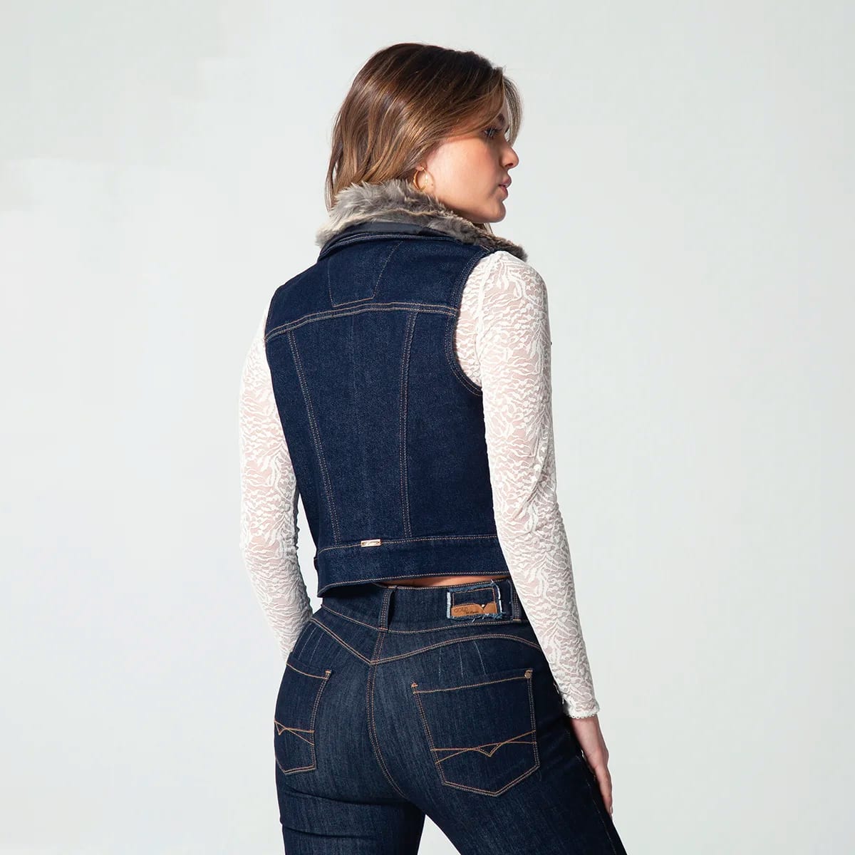 Chaleco Denim Slim Laving - imagen 4