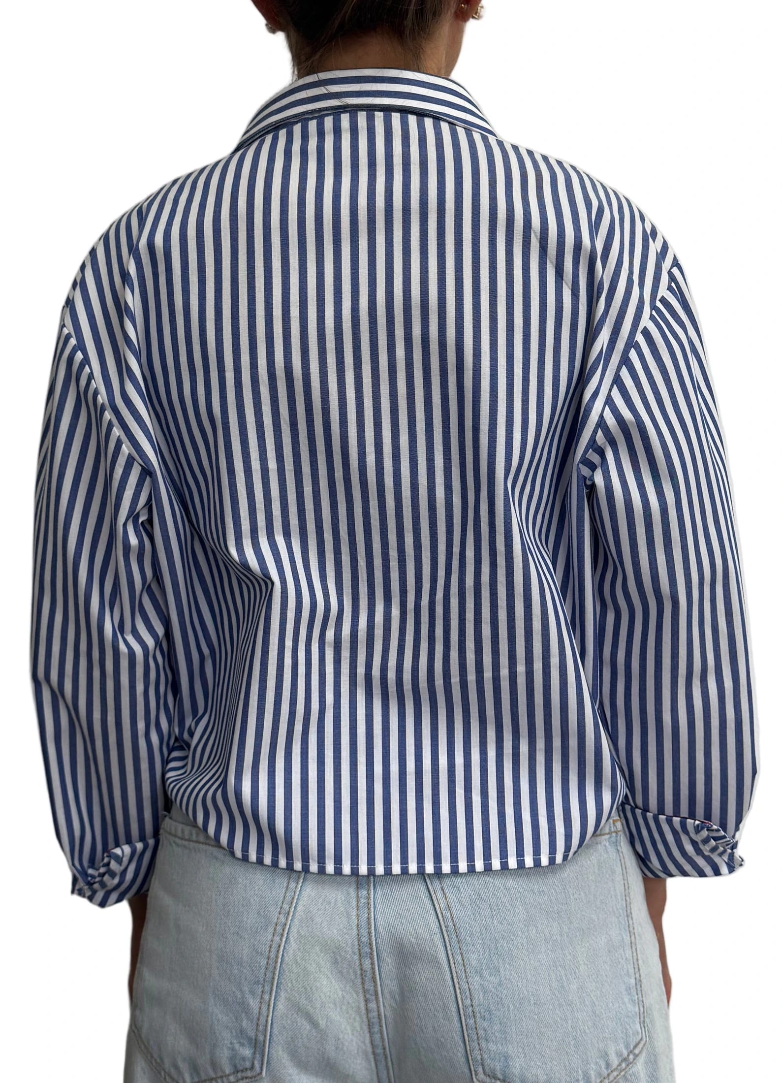 Blusa Rayas Navy - imagen 4