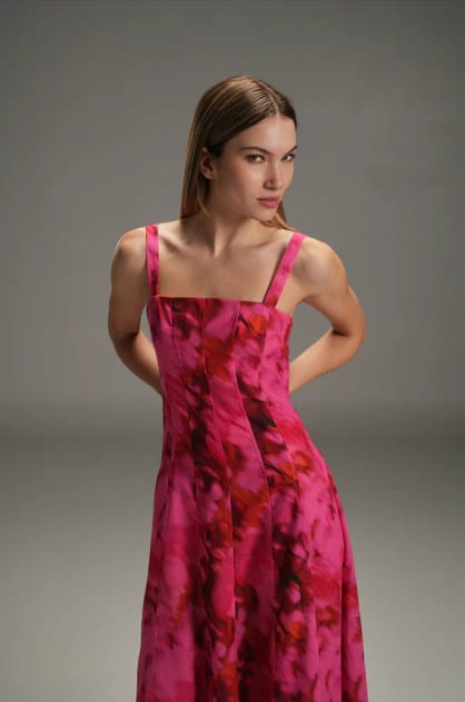 MARDI LOLA LINEN LONG DRESS - imagen 2
