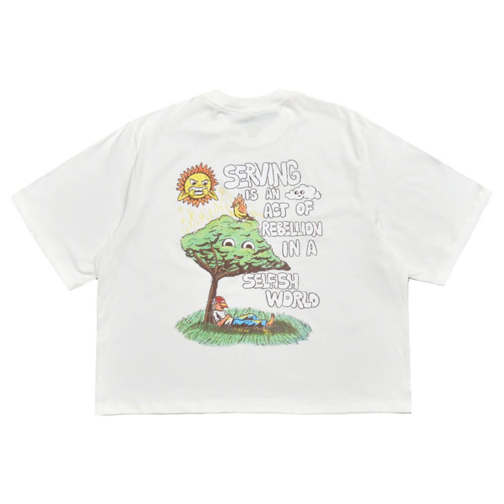 CAMISETA SERVING BLANCA - imagen 1