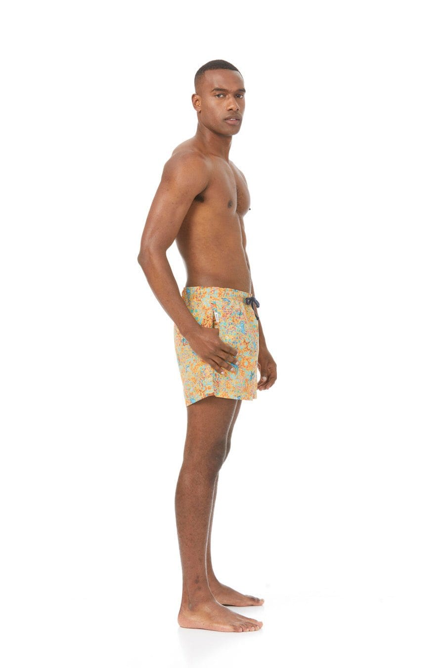 Men's swim trunk lorenzo yellow - imagen 4