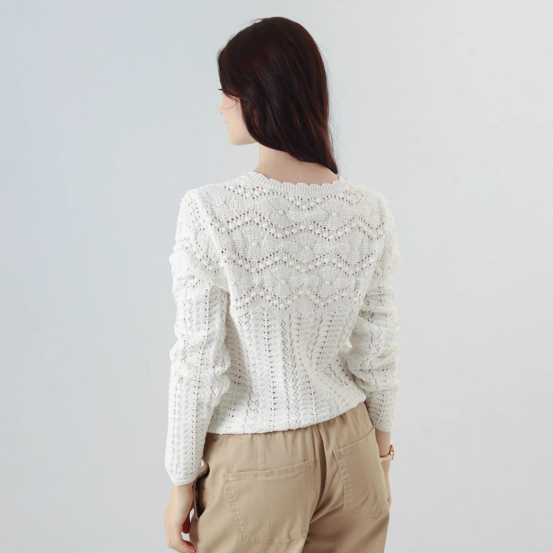 Sweater Cuello Redondo Manga Larga - imagen 5