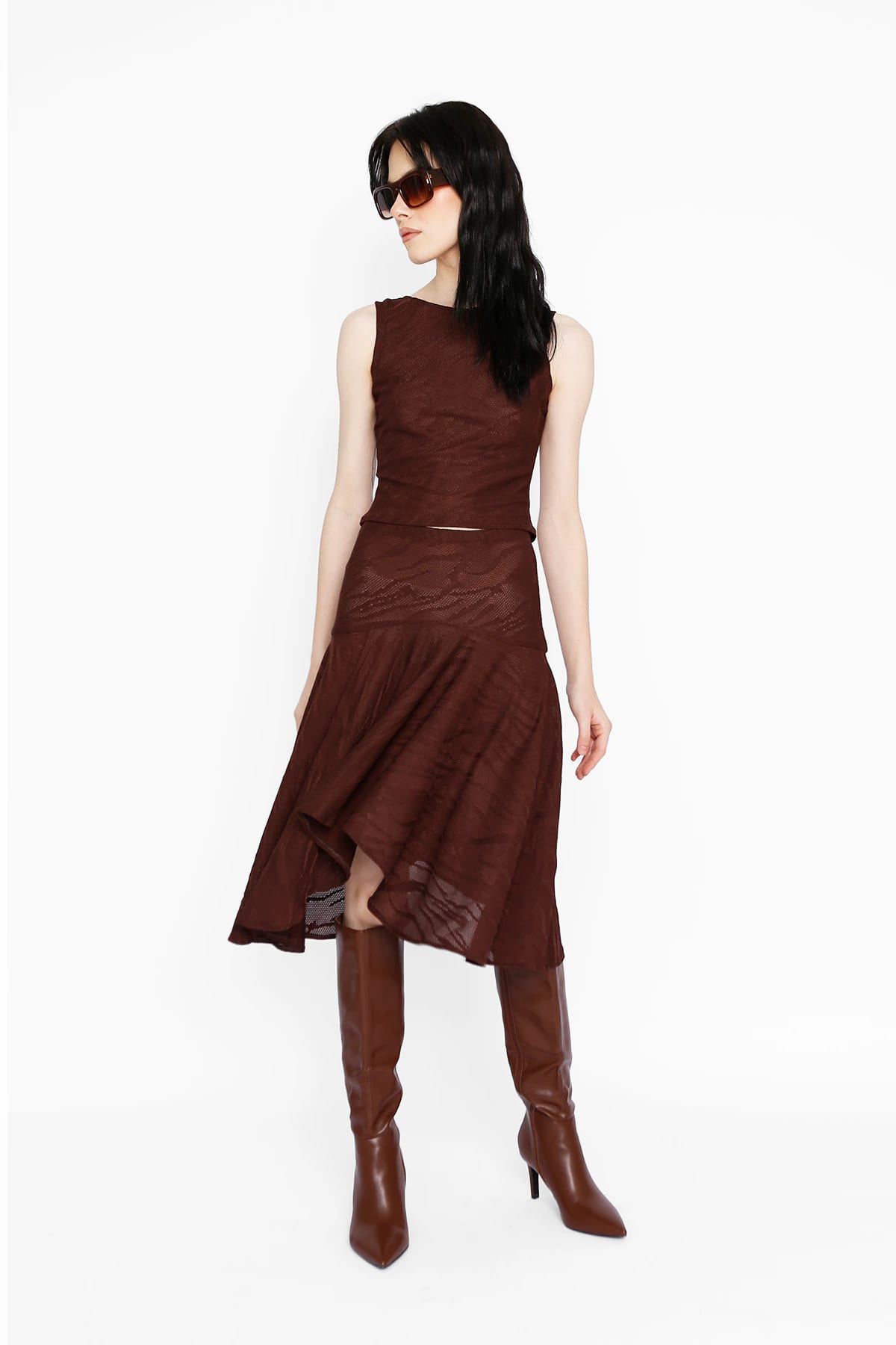 Lovers Tank Top in Brown - imagen 1