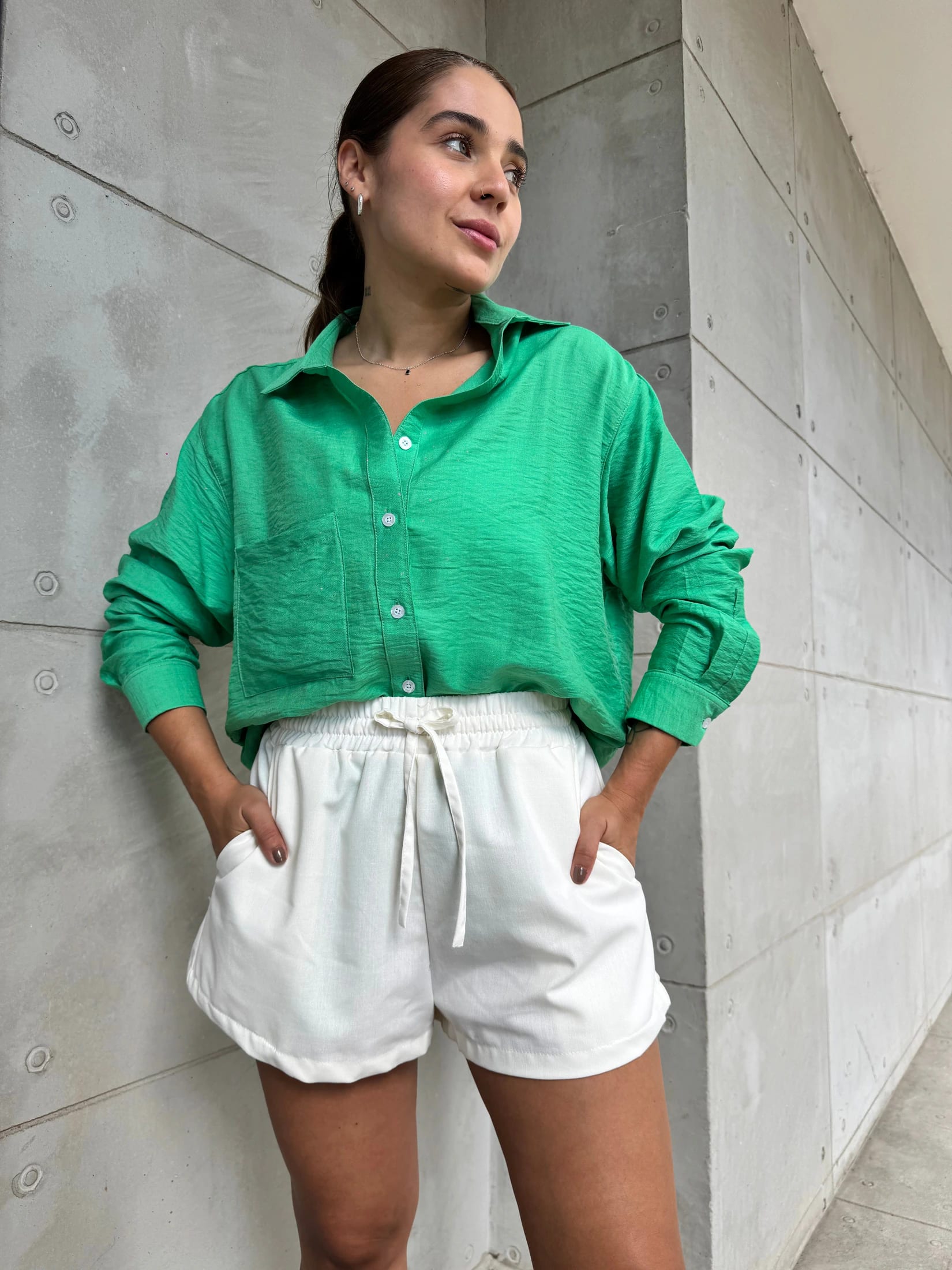 Camisera Playita Verde Jade - imagen 2