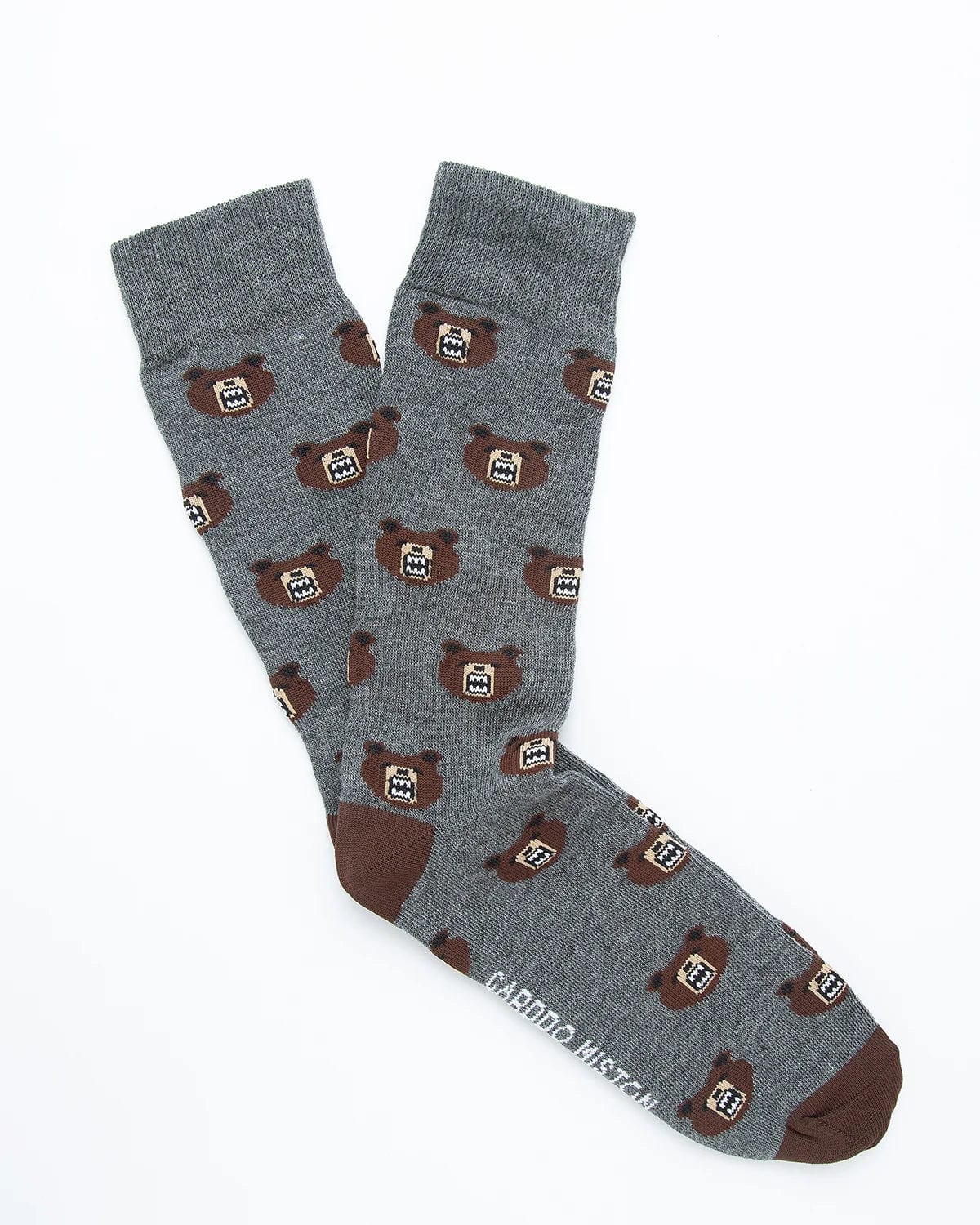 Medias Algodón Estampado Osos - Fondo Gris - imagen 1