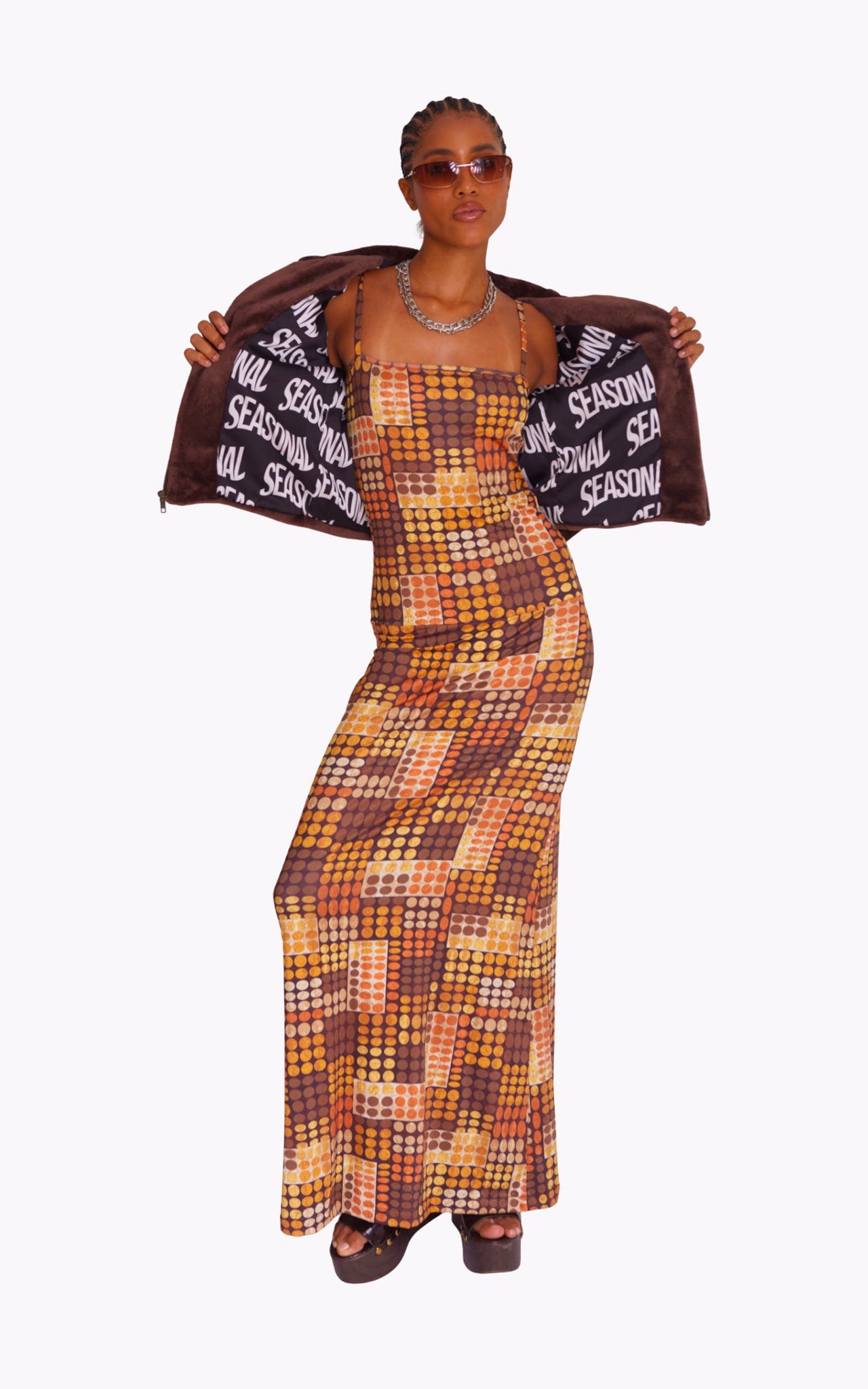 SEASONAL MOSAIC DRESS - imagen 4