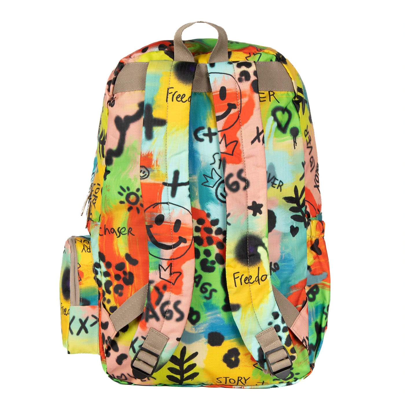 Morral Plegable ULTRA Estampado Graffiti Citybags Multicolor - imagen 5