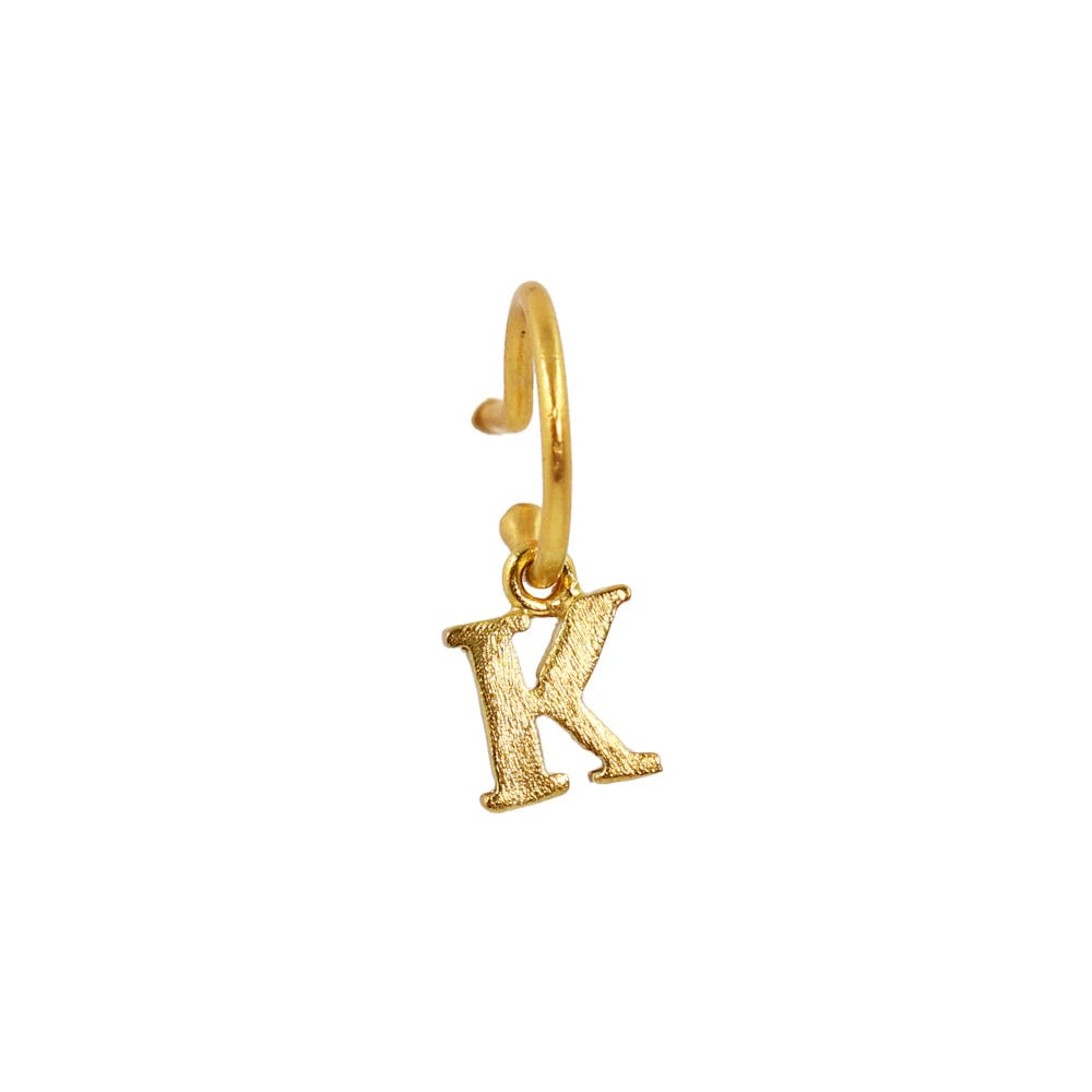 PreOrder Baby Hoops 9mm Letra Gold - imagen 8