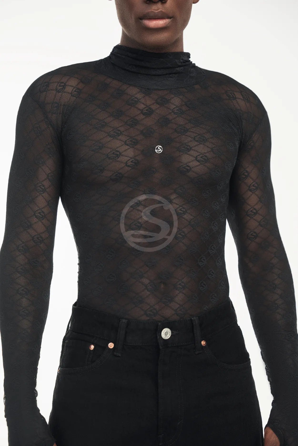 Mesh Surnia Negro Santísimas Men Ref. S-641 - imagen 3
